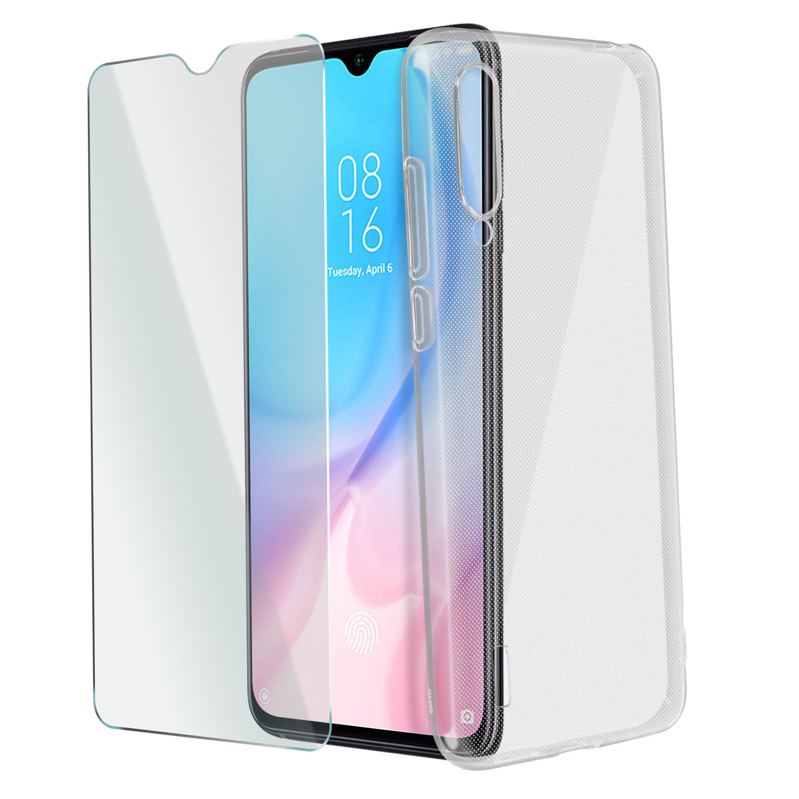 Pour Xiaomi Mi 11T Pro Lite 5G Housse en silicone antichoc en fibre de