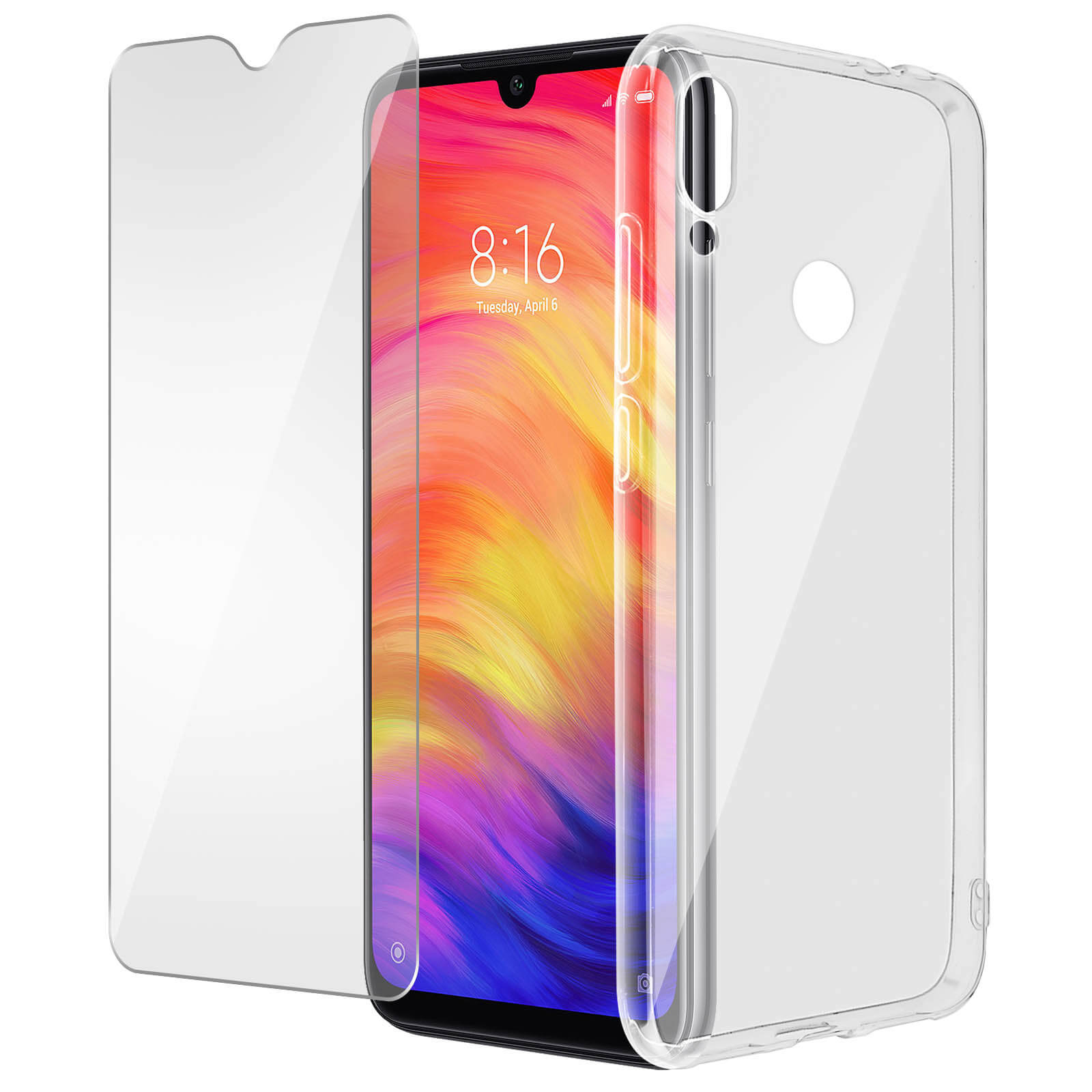 Cover Rigida Moex Alpha Per Xiaomi Redmi Note 7 / 7 Pro / 7s - Ultra Sottile Antigraffio - Colore Dorato Metallico - Plastica Dura E TPU