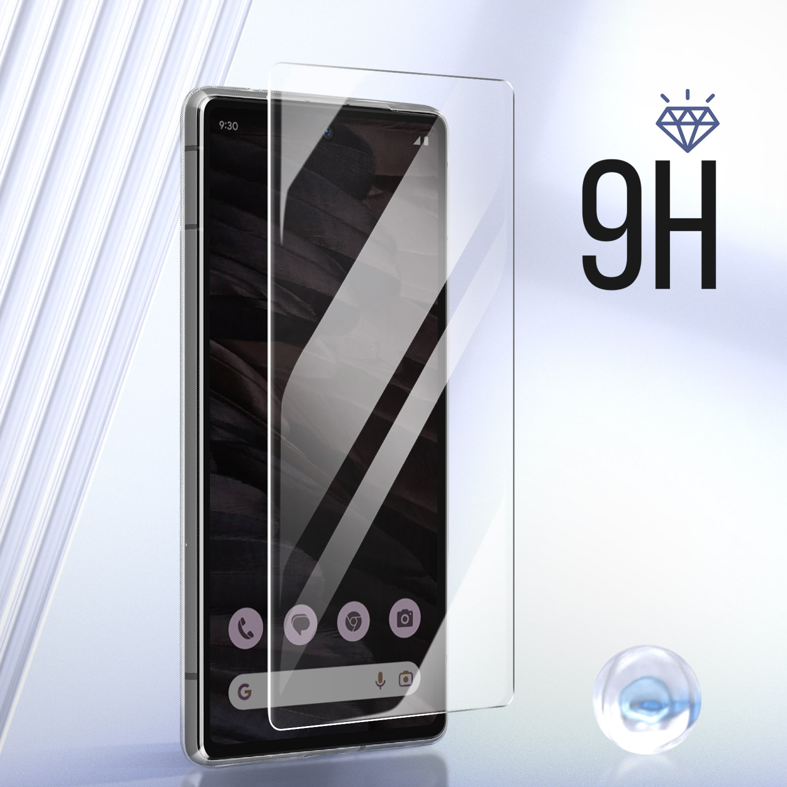 Per GOOGLE PIXEL 7a CUSTODIA SILICONE TRASPARENTE + PELLICOLA - Foto 5