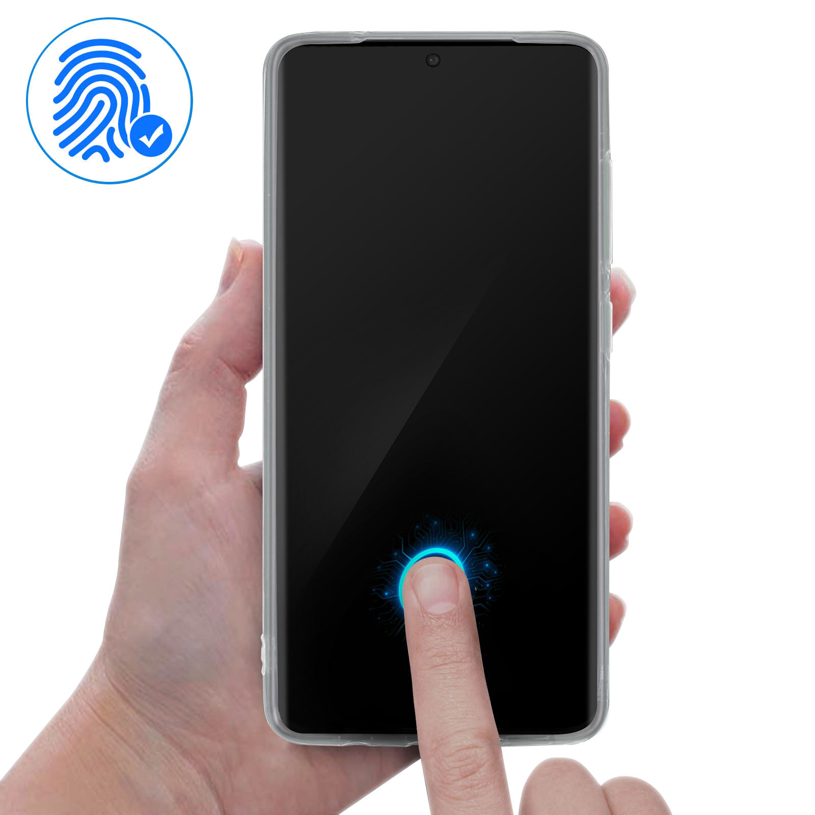 CXKJ Custodia per Wiko Power U20 (6.82 Pollice) Nero Cover, Silicone Case Crystal Ultra Thin Morbido TPU Bumper Anti-Scratch Anti Scivolo Protettiva Case Cover per Wiko Power U20 - Nero