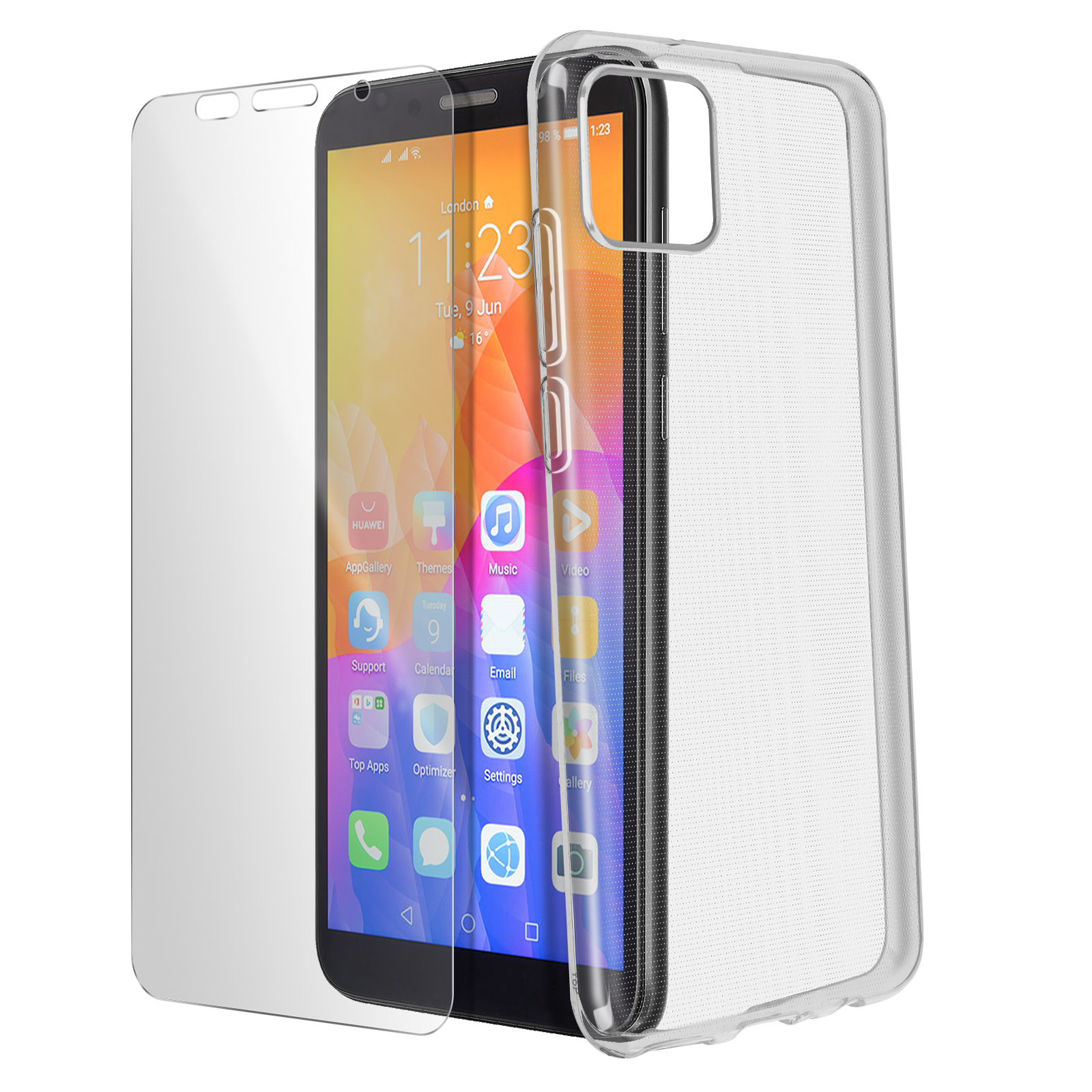 Custodia In Gel Tpu Per Huawei Y5P Design Marmo 04 Disegni