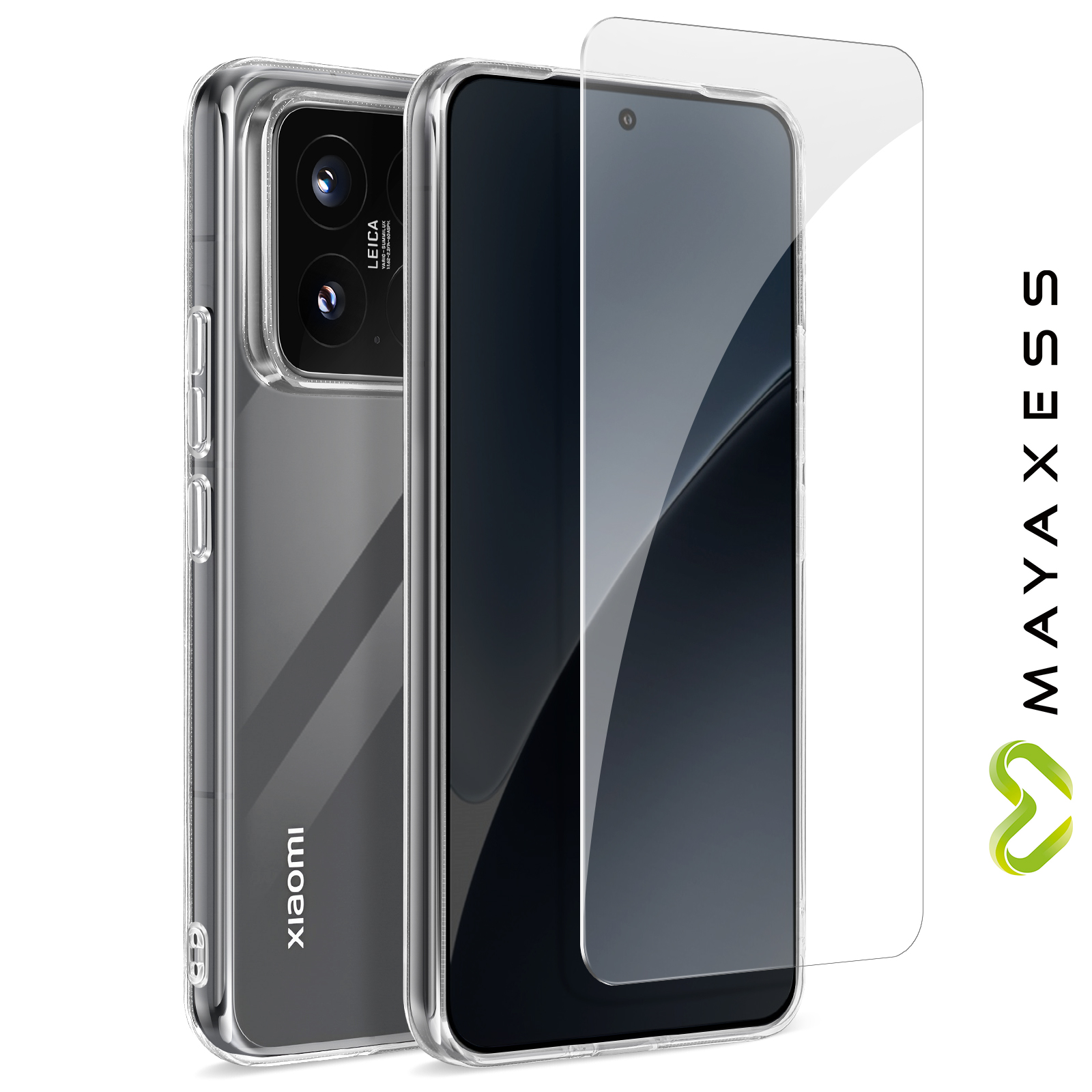 Custodia In Carbonio SDTEK Per Xiaomi + Vetro Protettivo Incluso | Cover Rigida