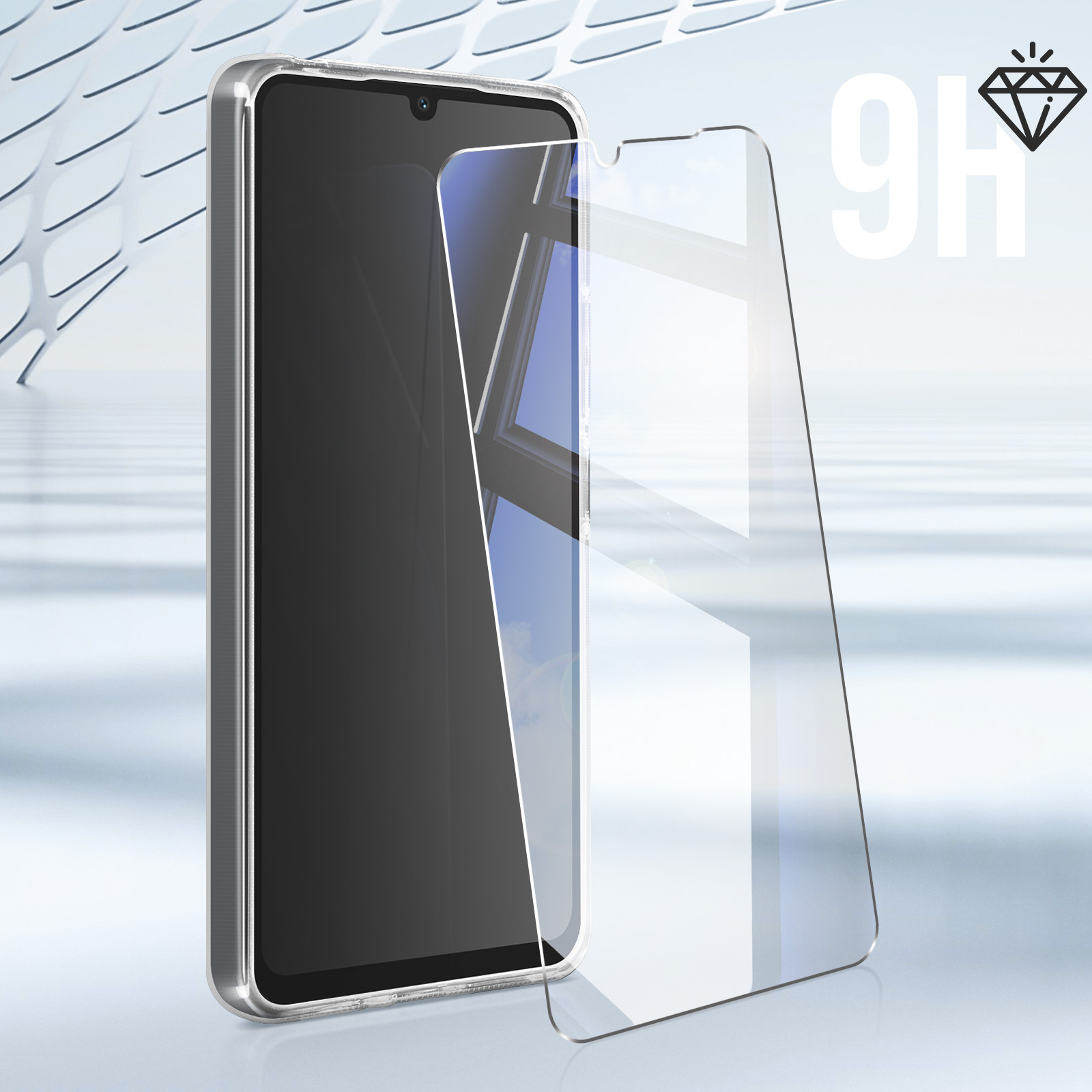 Kit Cover Trasparente + Vetro Temperato Per Xiaomi Redmi 13C 4G – Protezione Totale