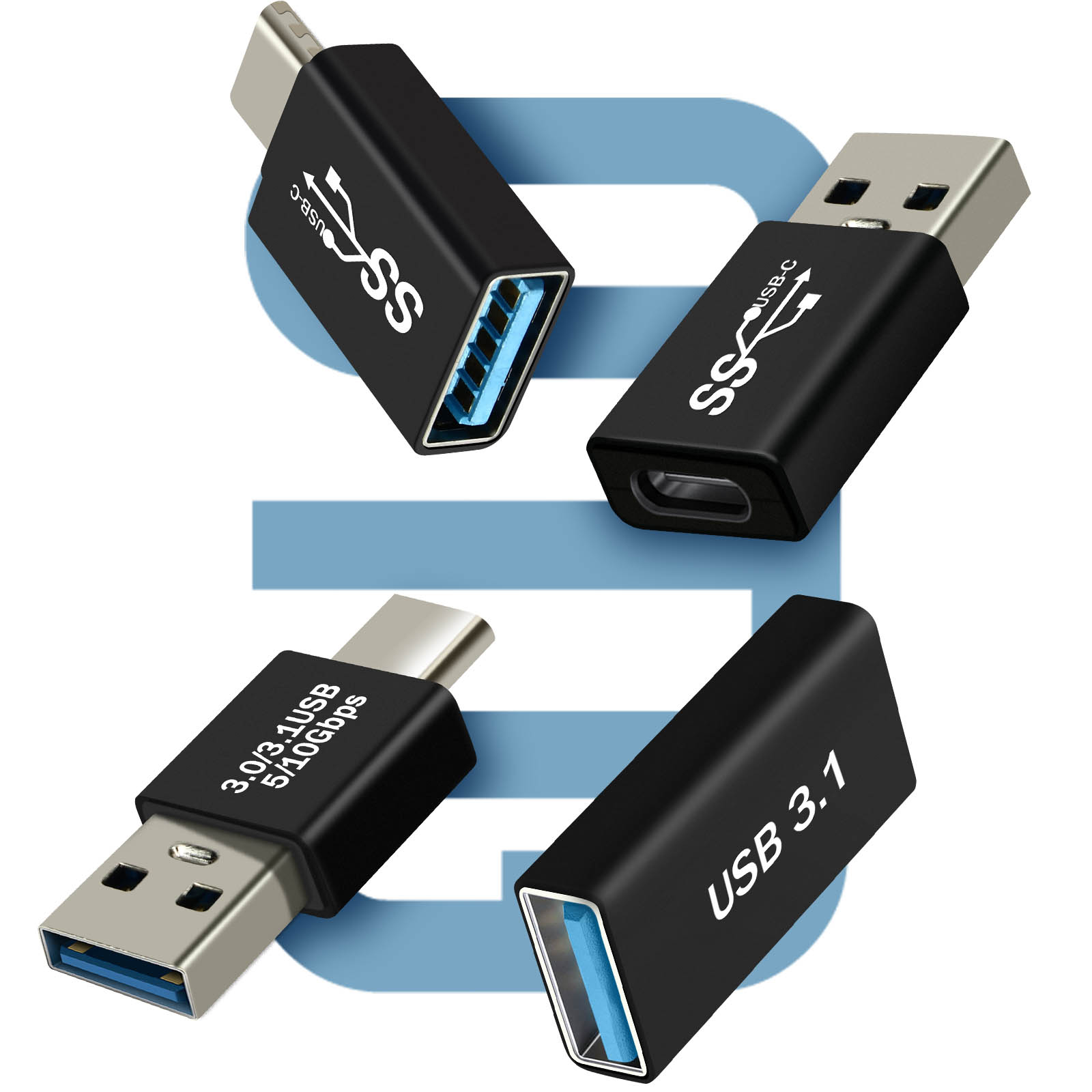 Adattatore USB-C 4.0 90° Maschio-Femmina I58S – 40Gbps, Ricarica PD 100W – Prolunga Angolato In Alluminio Per Laptop E Hub - 5
