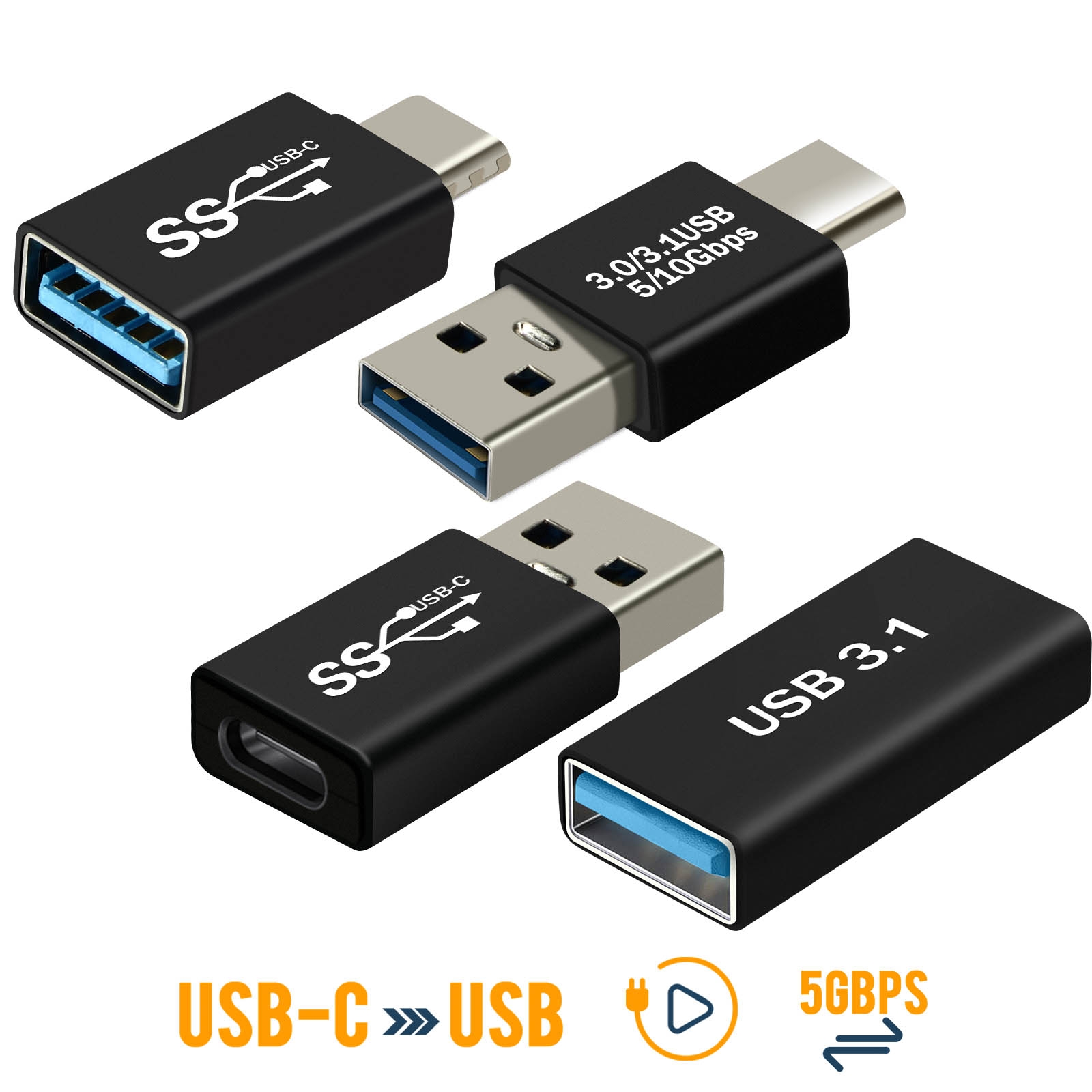 Adaptateur USB OTG Type C Femelle Vers USB A Mâle - Neuf - Connexion Smartphone/périphériques