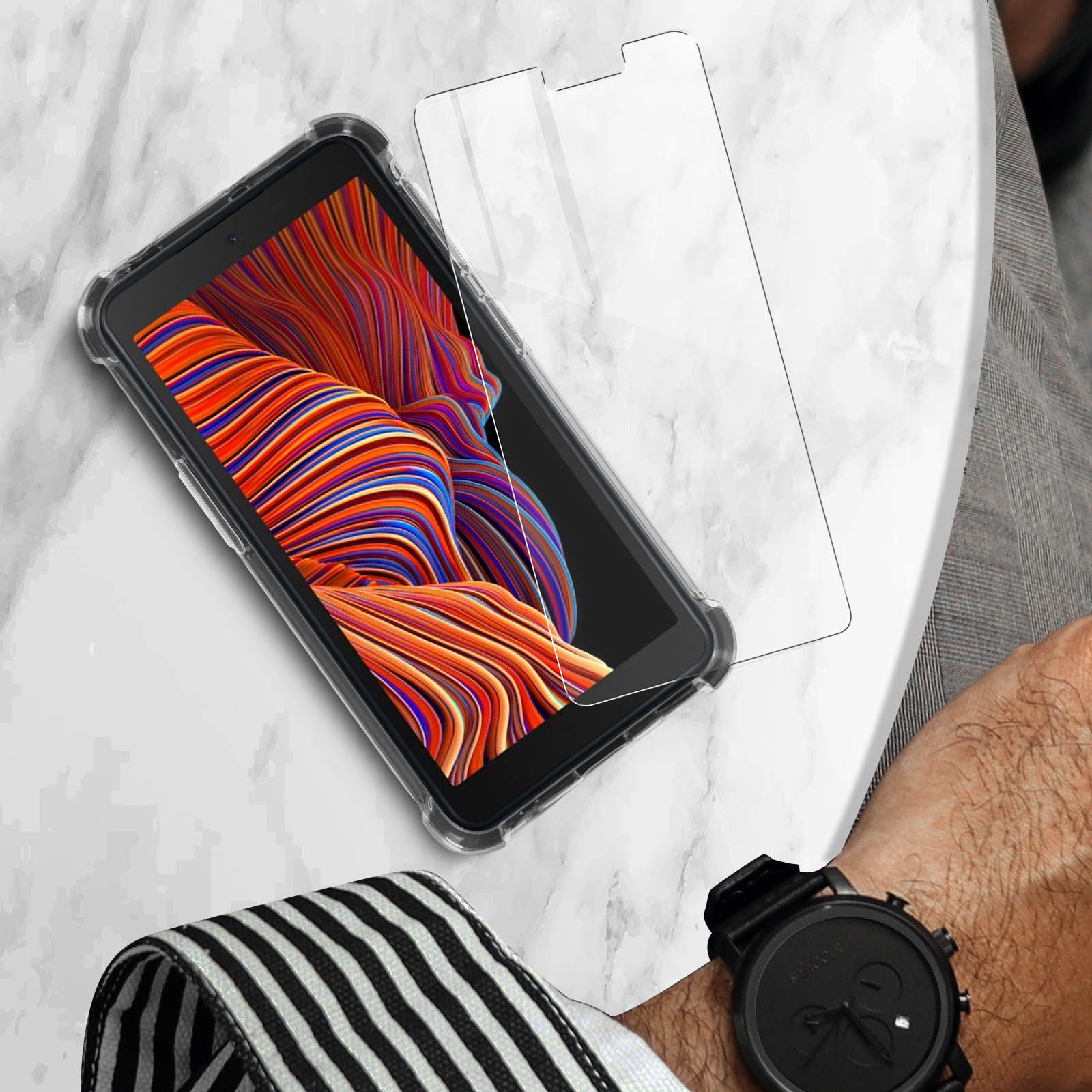 Core-X5 custodia opaca in Silicone morbido TPU Cover