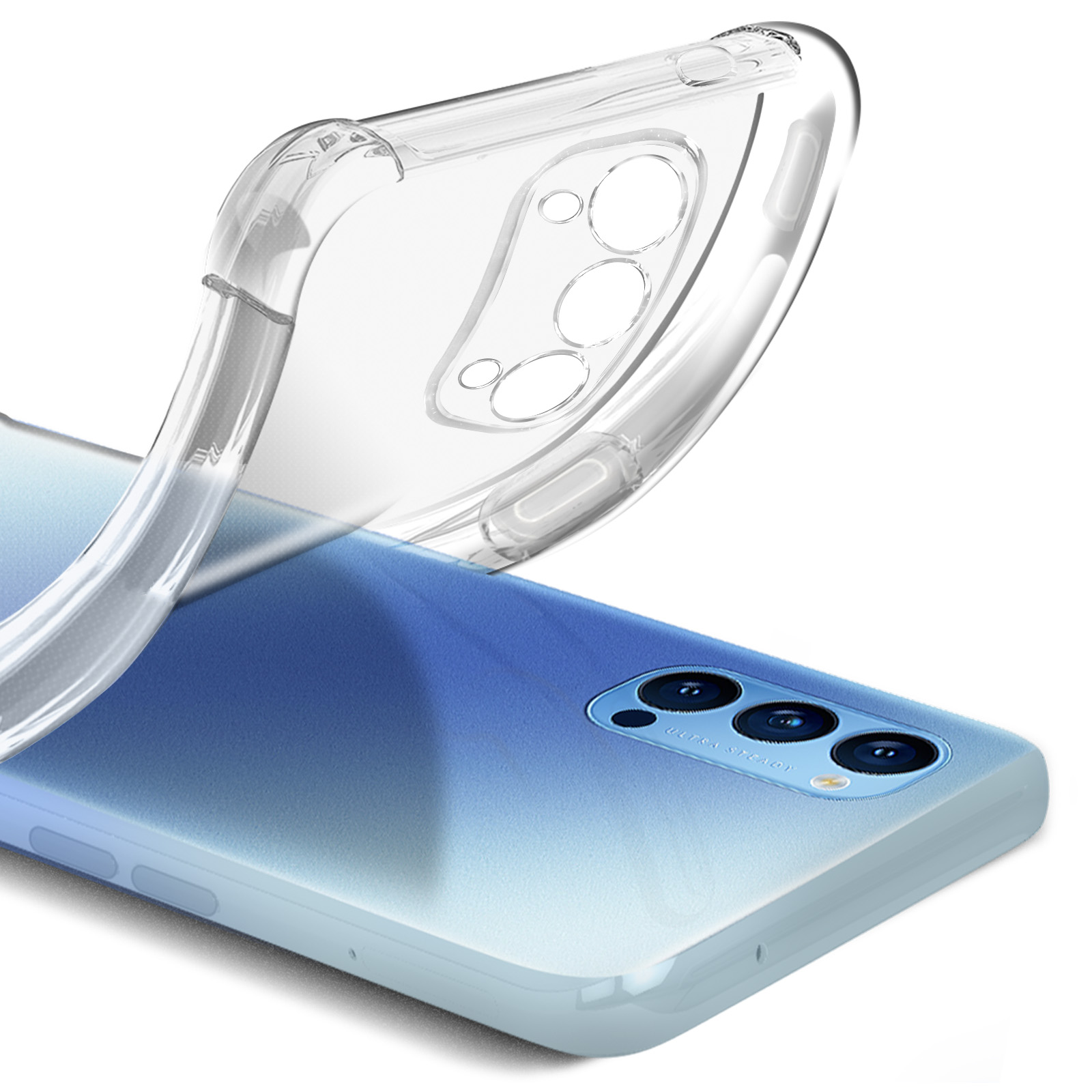 Custodia Magnetica Per Oppo Find X3 Lite / Reno 5 5G – Vetro Temperato 9H E Telaio In Alluminio – Rosso - 2
