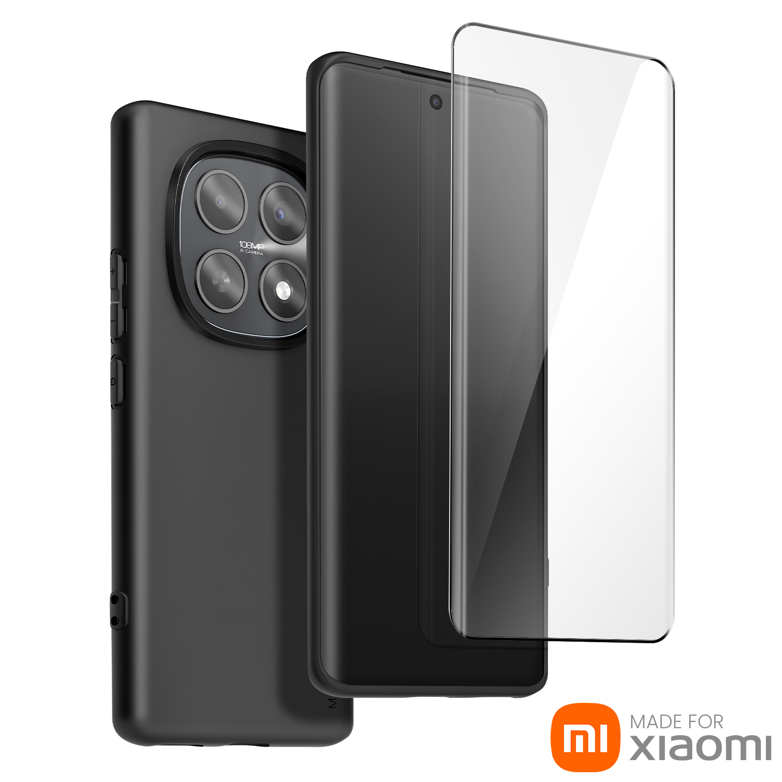 RKINC Vetro Temperato Privacy per Xiaomi Redmi Note 11 Pro, 11 Pro 5G, [3 Pezzi] Pellicola Protettiva salvaschermo, Angolo di privacy migliorato, Durezza 9H, senza bolle