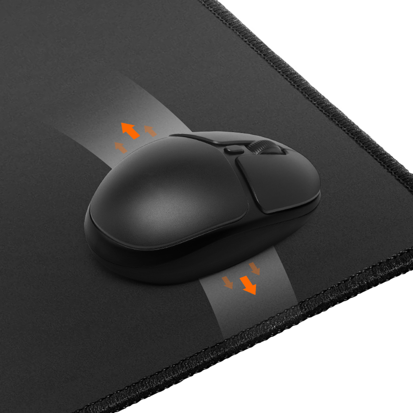 INFIBLA Tappetino Per Mouse Da Gioco XXL 800x300x2 Mm - Lavabile, Antiscivolo, Base In Gomma, Per PC E Laptop - Nero