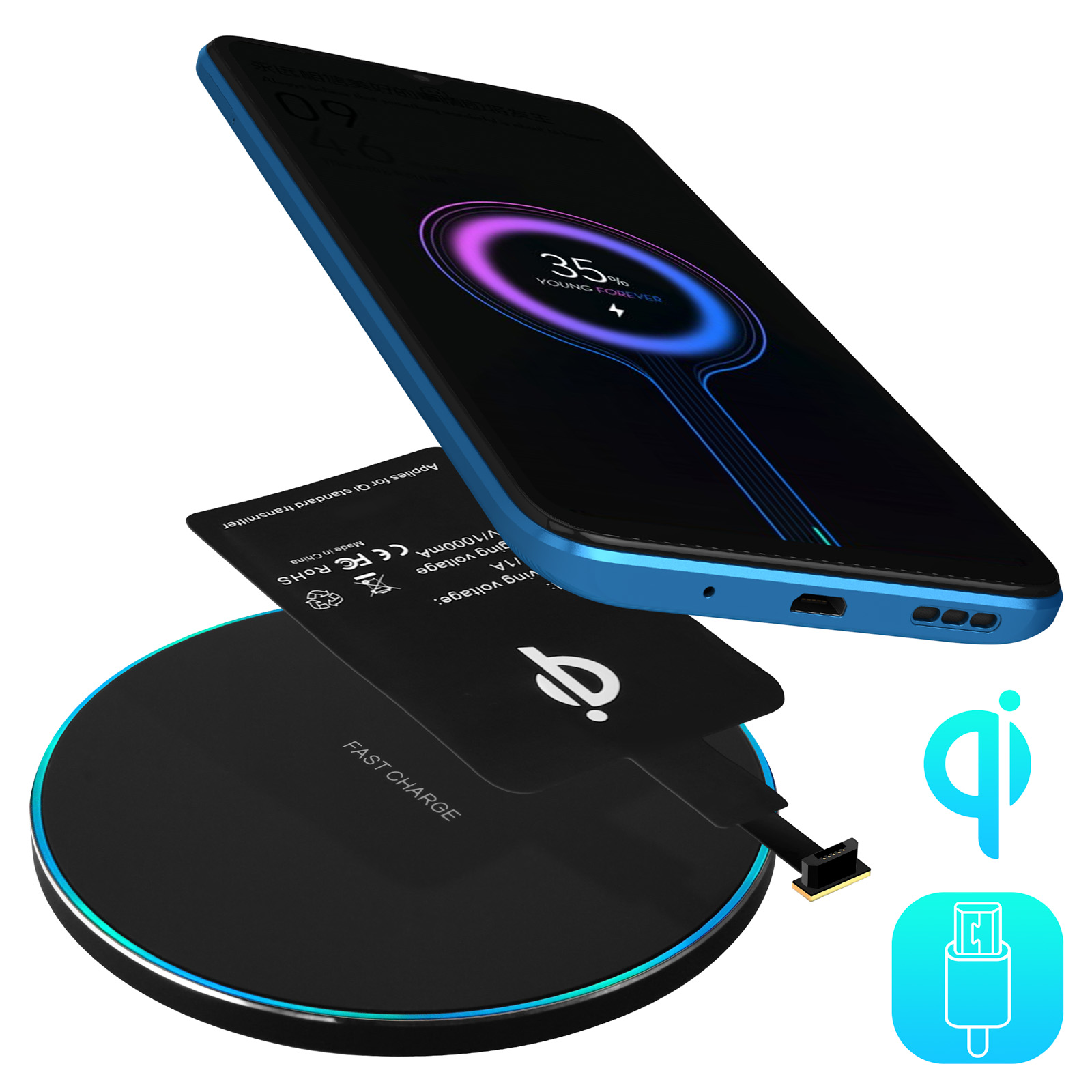 Cargadores inalámbricos para Oppo A12 Gsm55