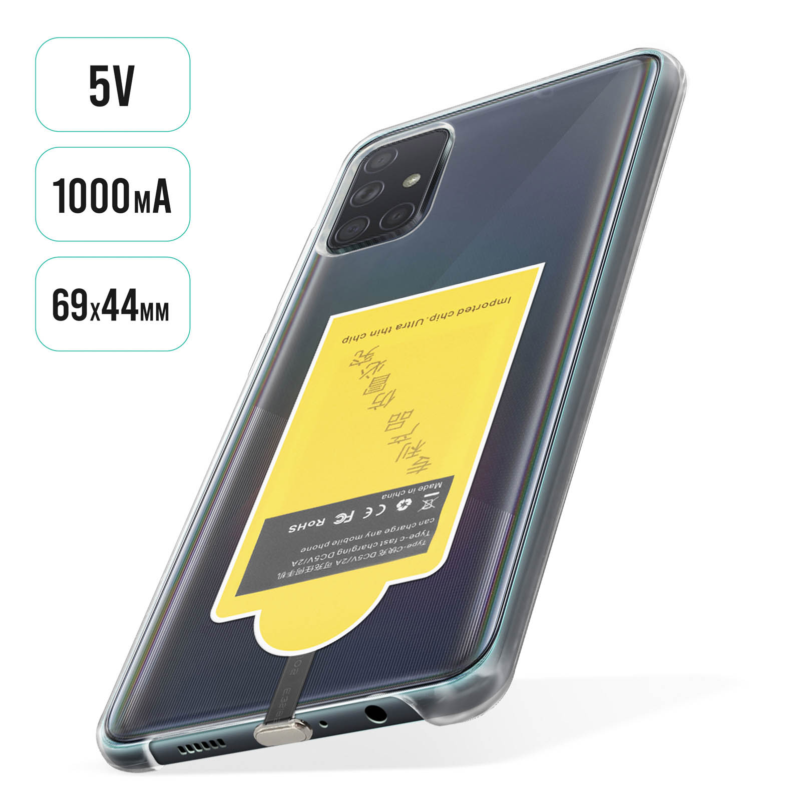 Cellularline CARICABATTERIE RETE GAN 3 PORTE 65W Achusbgan3pd65wk