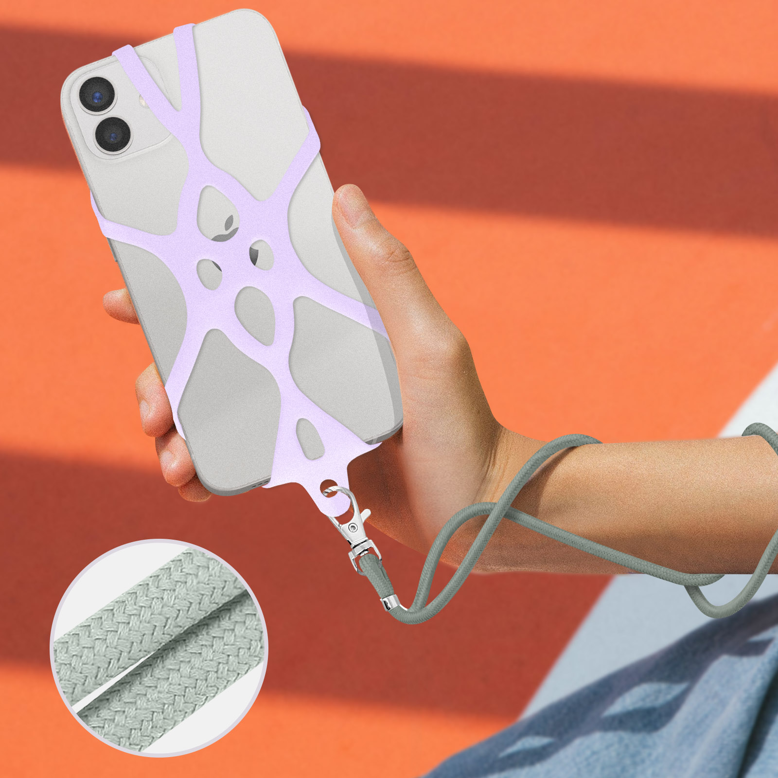 Cordon pour Smartphone, Lanière Réglable, Compatibilité Universelle Cordon pour Smartphone, Lanière Réglable, Compatibilité Universelle