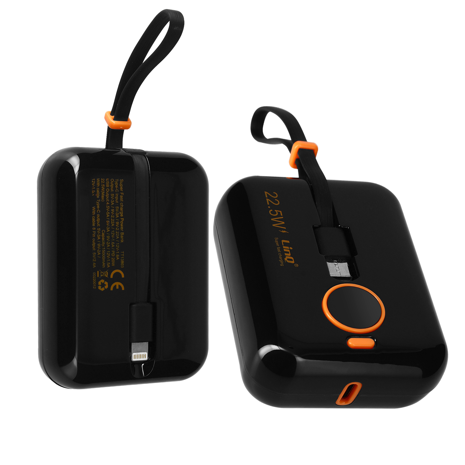 Power Bank Super Veloce Da 22,5W 10000mAh Uscite E Ingressi USB C - Foto 8