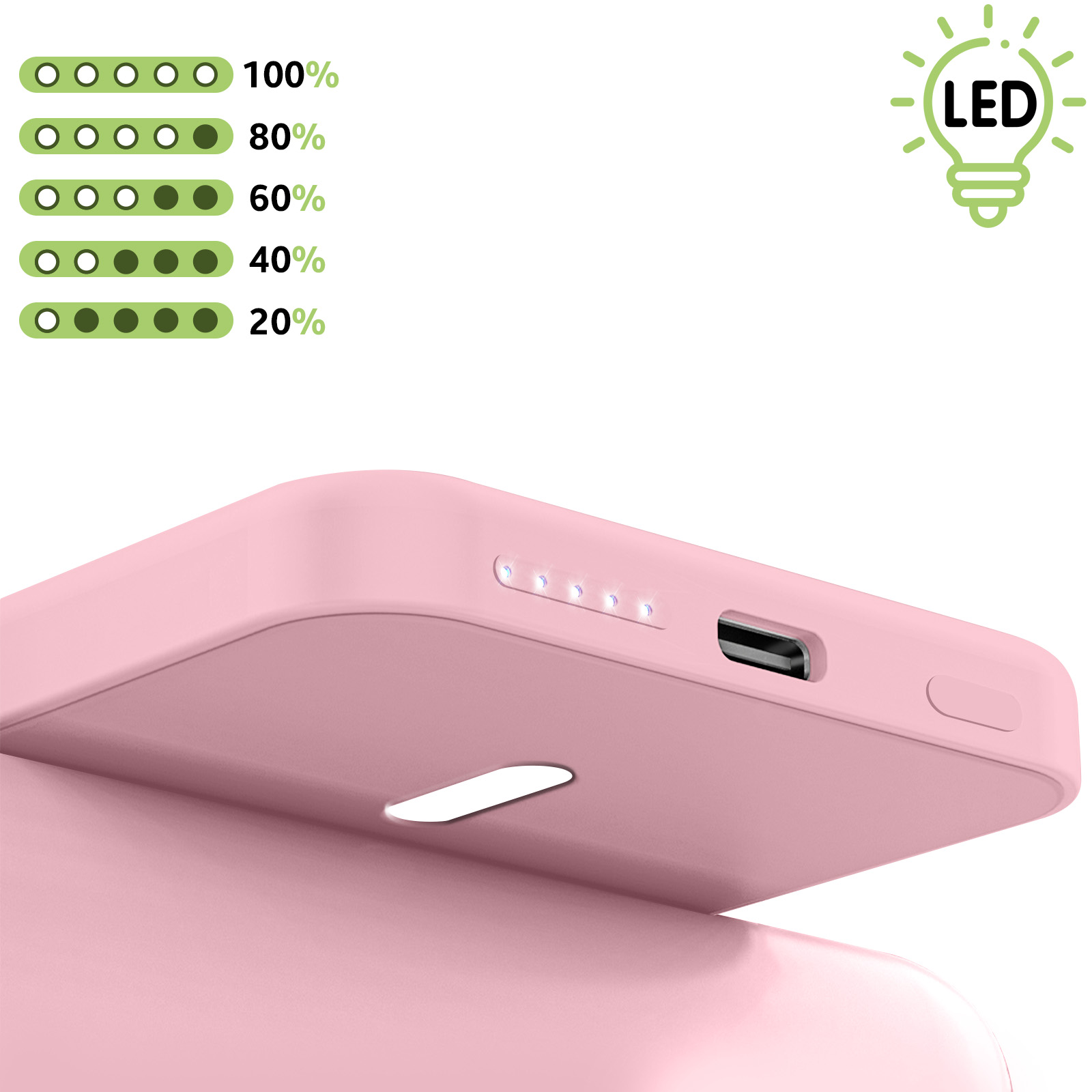 Cargador Portátil De Gran Capacidad De 80000 MAh Batería Externa De Carga Rápida De 22,5 W Con 5