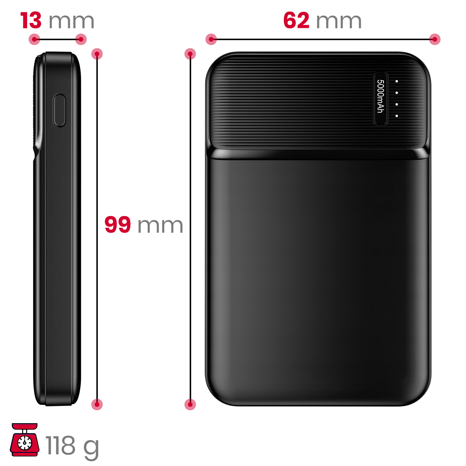Power Bank 90000 mAh, batería Externa para teléfono móvil