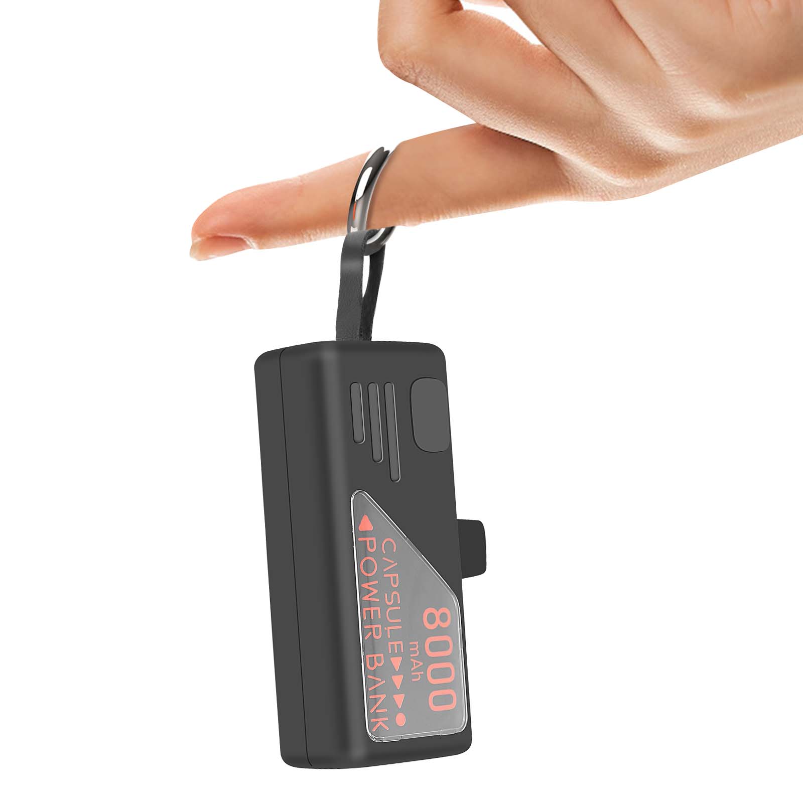 Power Bank, 10000mAh powerbank Sottile 5V/3A Ricarica Rapida, con USB C
