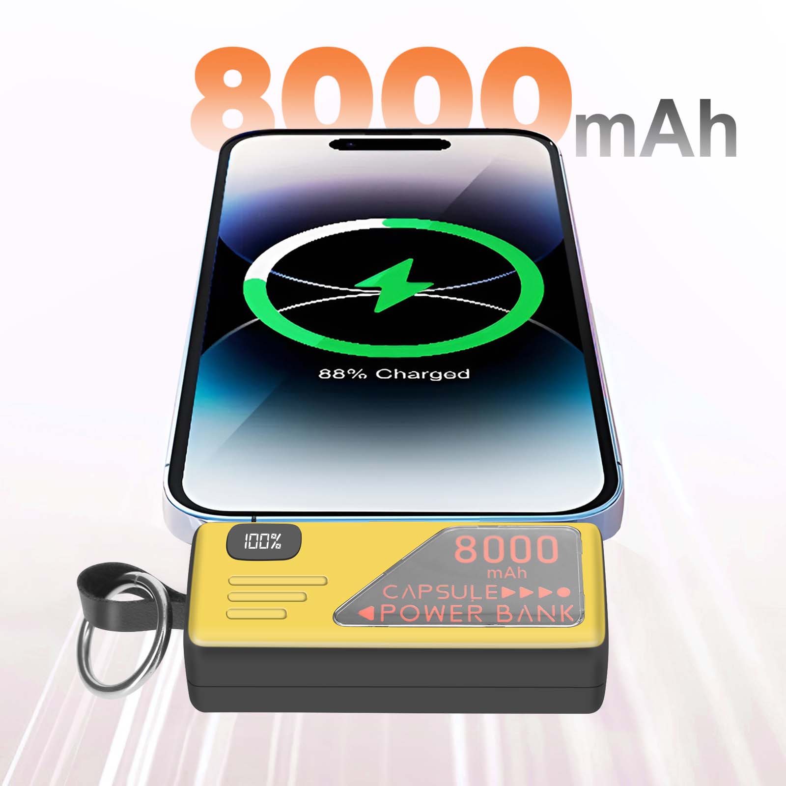 Banque d'alimentation ROHS 8000mAh - Haute capacité et fiable