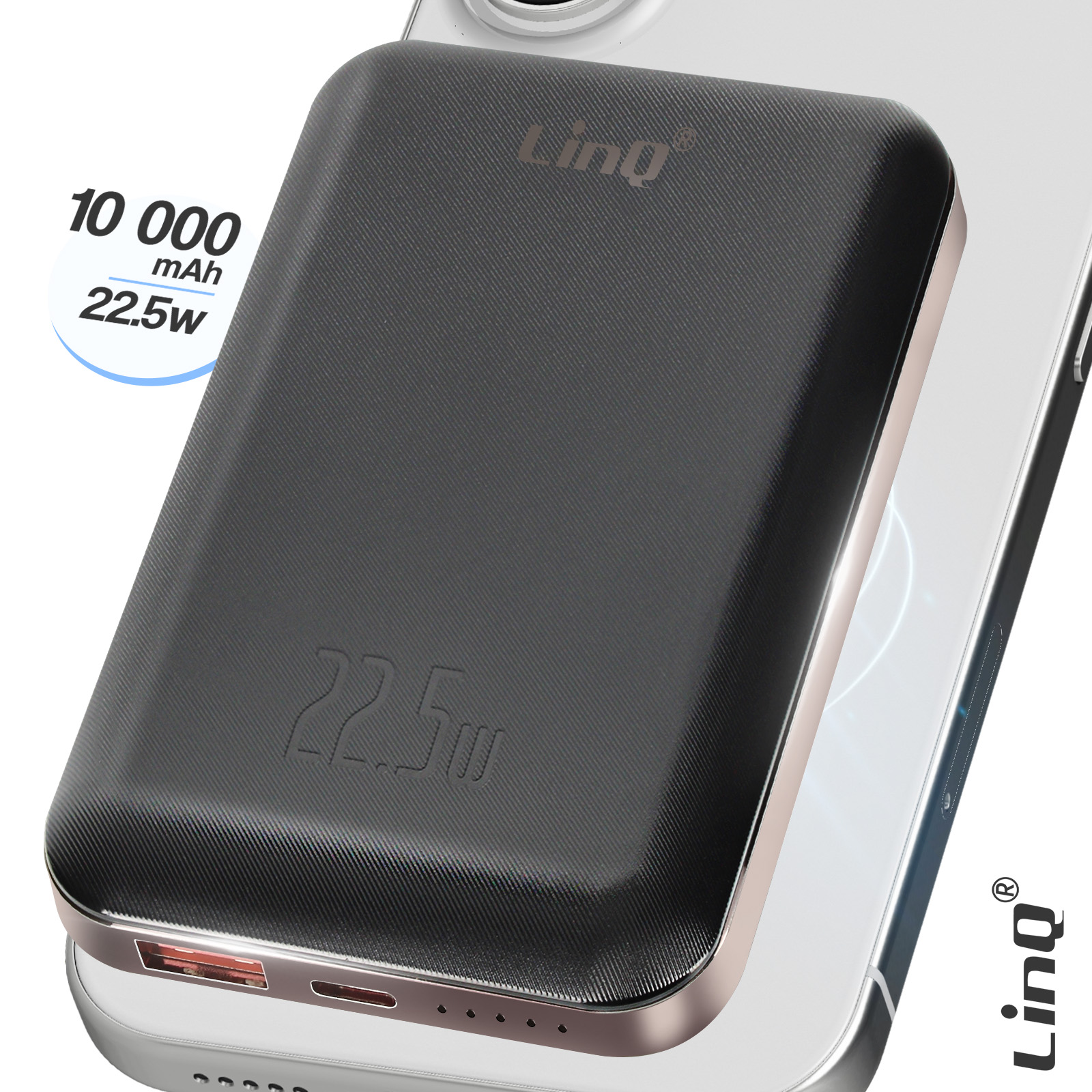 Power Bank Liahomco 16000mAh (Nero+Verde) – Caricabatterie Portatile Con Doppia Uscita E Display LED - 2
