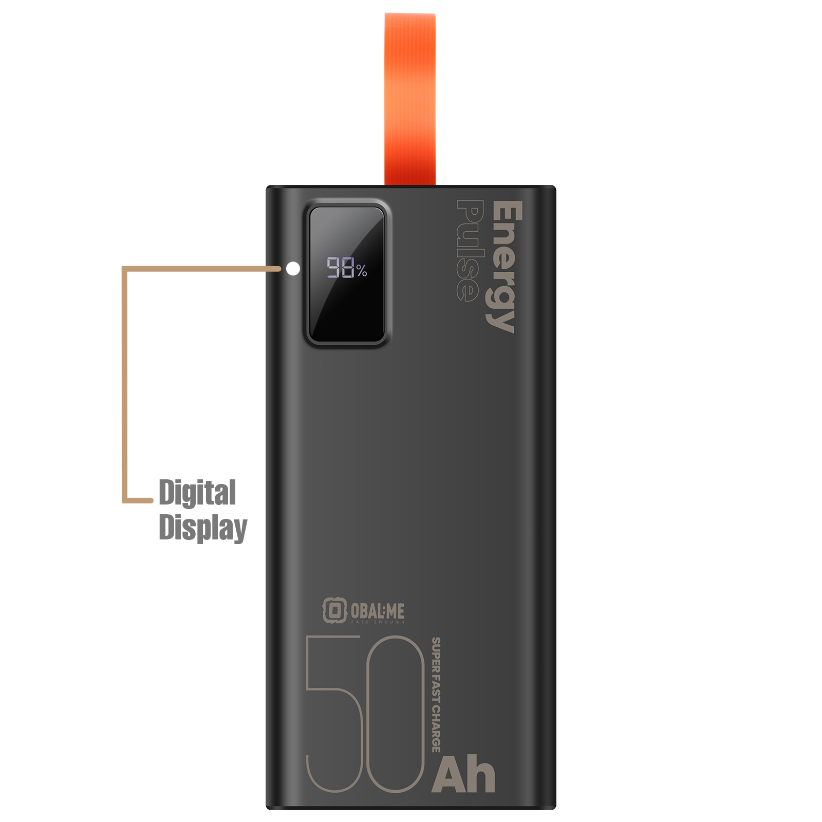 Power Bank 50000mAh:22.5W Batteria esterna a ricarica rapida con grande
