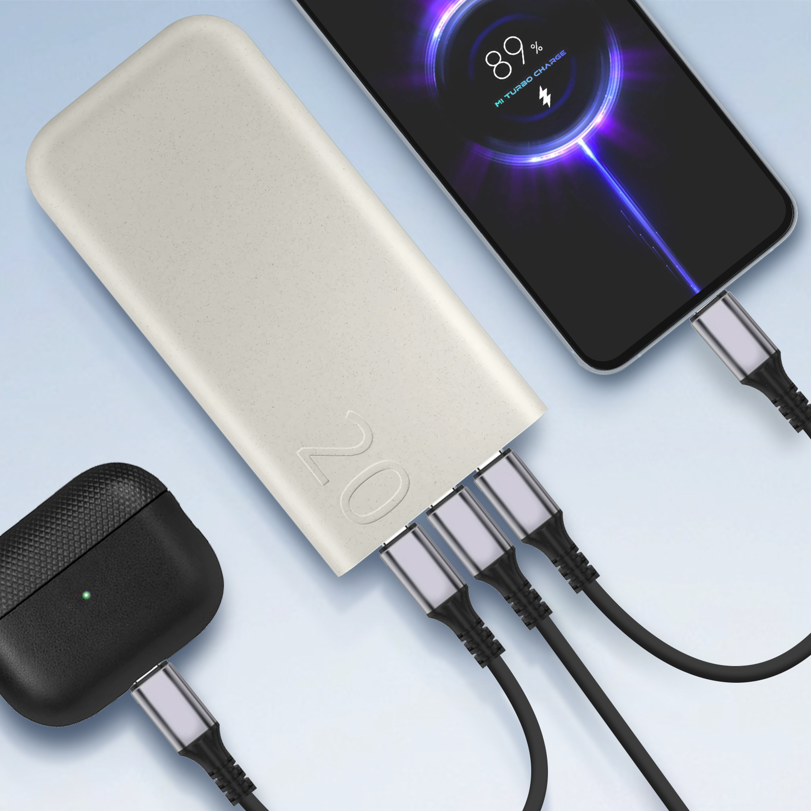 Batterie Externe Samsung 20000 mAh Beige 3x USB C Power Delivery