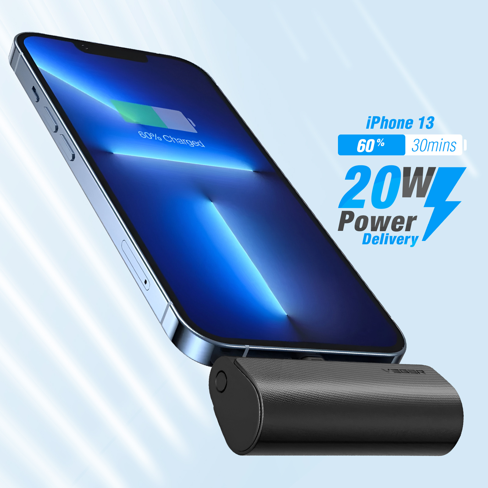 Mini Powerbank 10000mAh 5V/2A Per Giubbotti Riscaldati E Tute Termiche – Batteria Portatile