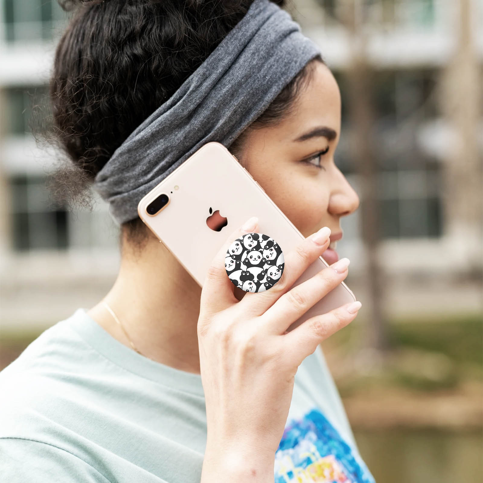 Chef Panda - Simpatico panda con cappello da chef Panda Chef PopSockets PopGrip Adesivo