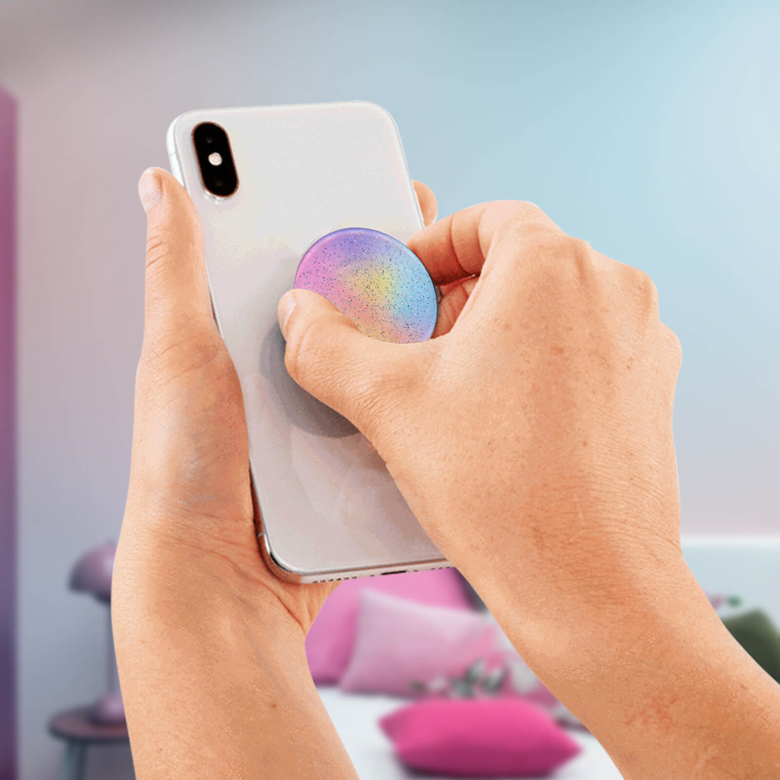 PopSockets PopGrip Backspin Roulette – Drehbarer Handy-Griff Für IPhone, Samsung & Mehr