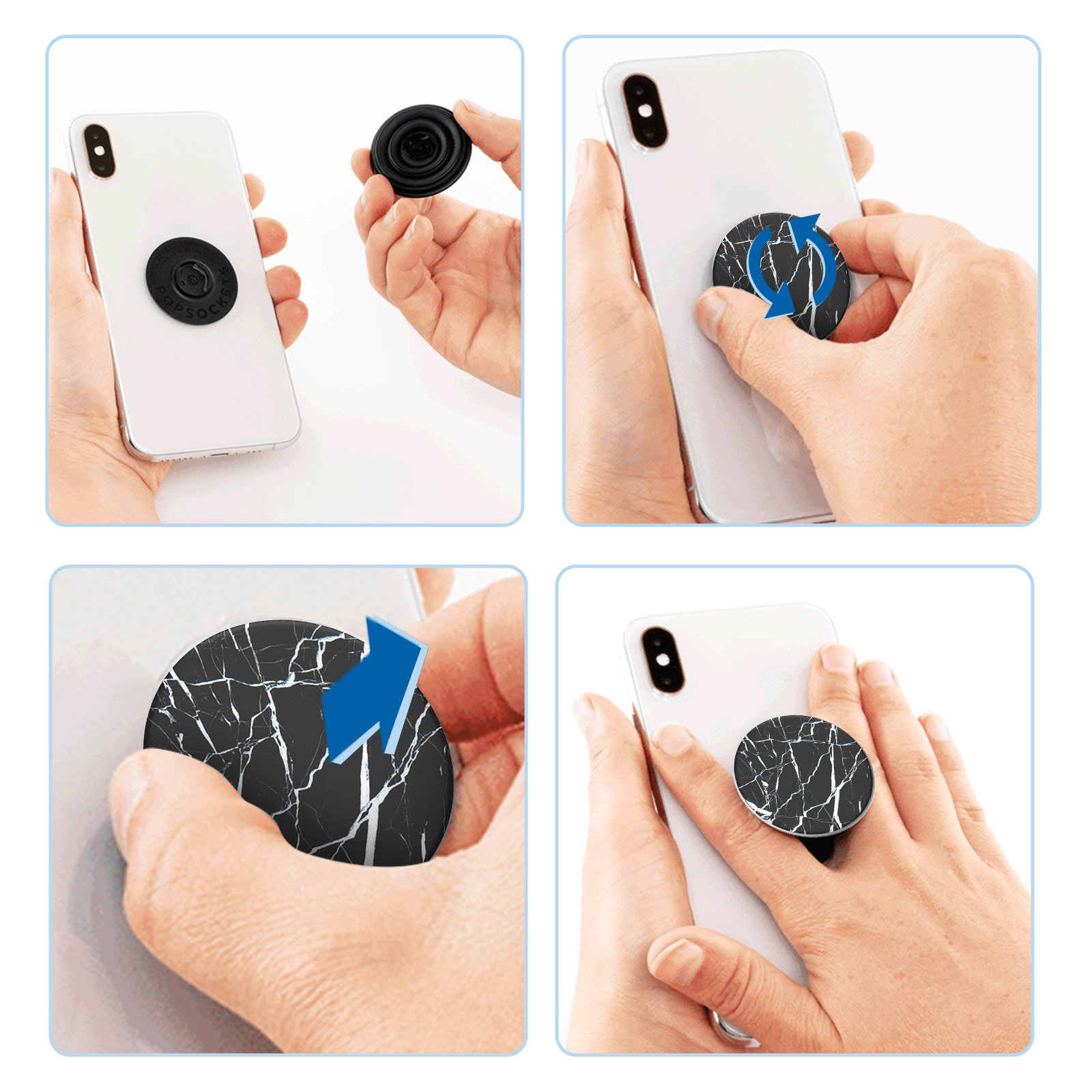 Marvel Black Panther PopSocket – Ausziehbarer Handygriff & Ständer Mit Stein-Design | Wakanda Forever!