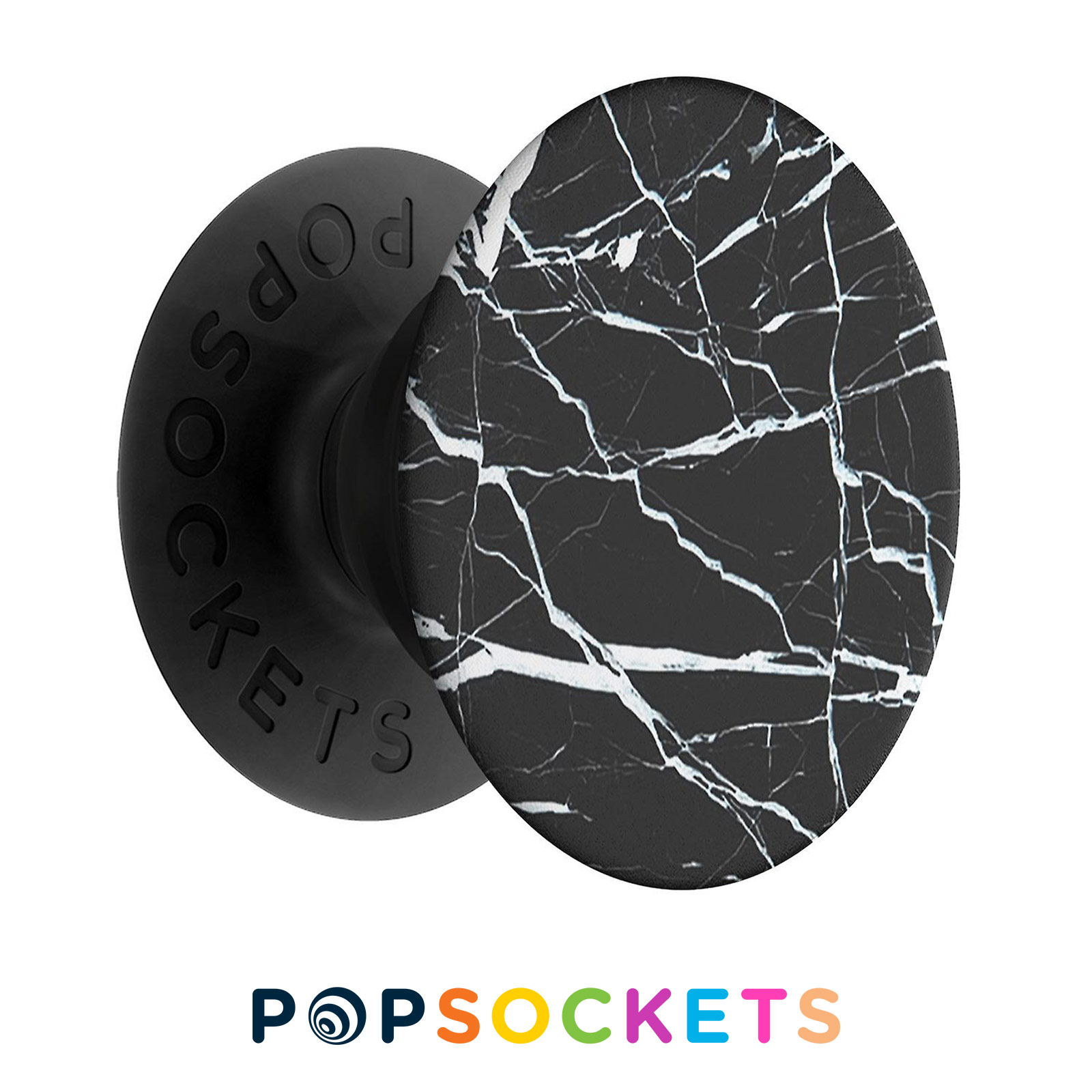 PopSockets Popgrip Noir Marbre - Poignée Et Support Pour Smartphone Universel