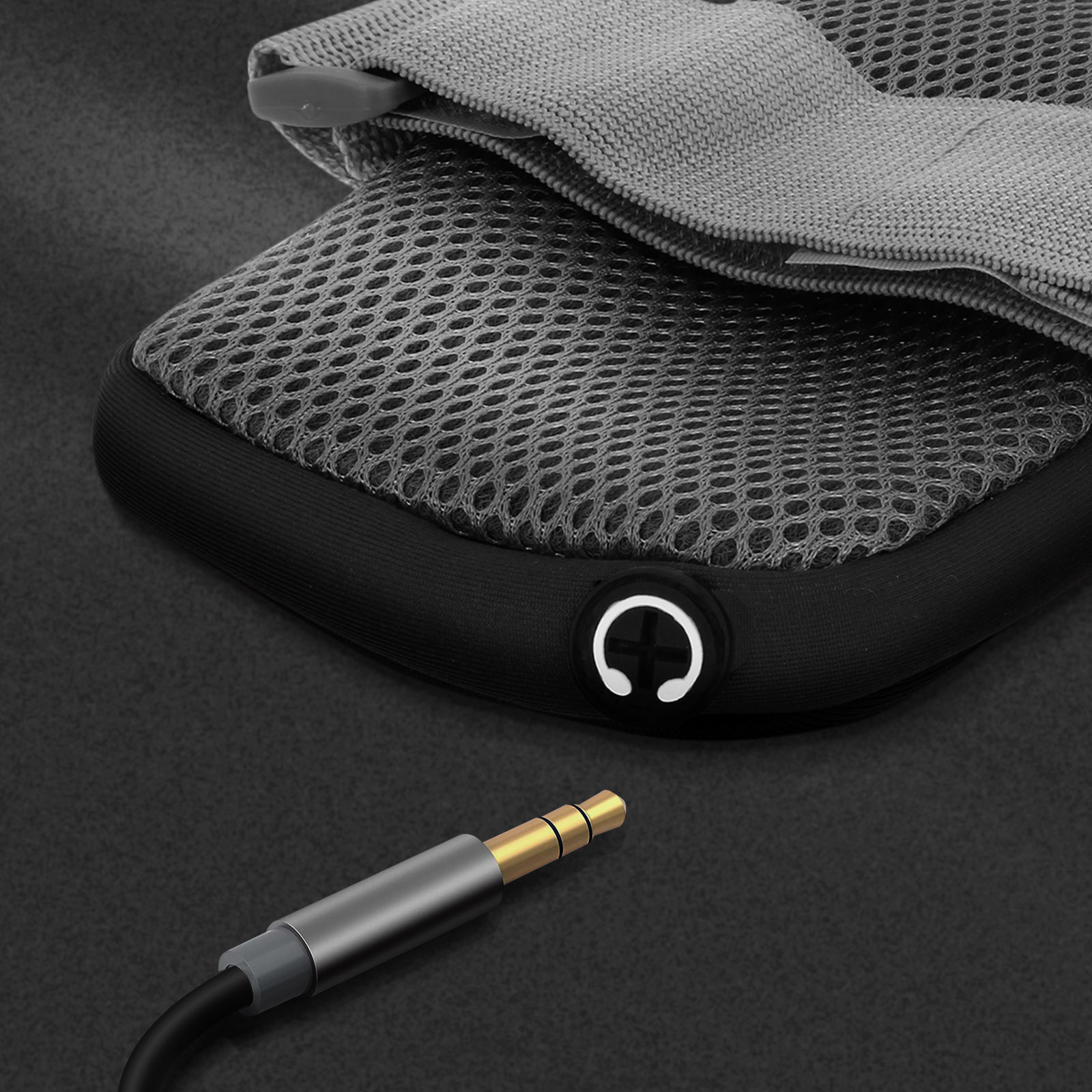 Razobws Brassard Sport Téléphone 6,8'' – Poignet Ou Avant-Bras, Poche Zippée Écouteurs, Compatible IPhone 16/15/14 & Galaxy