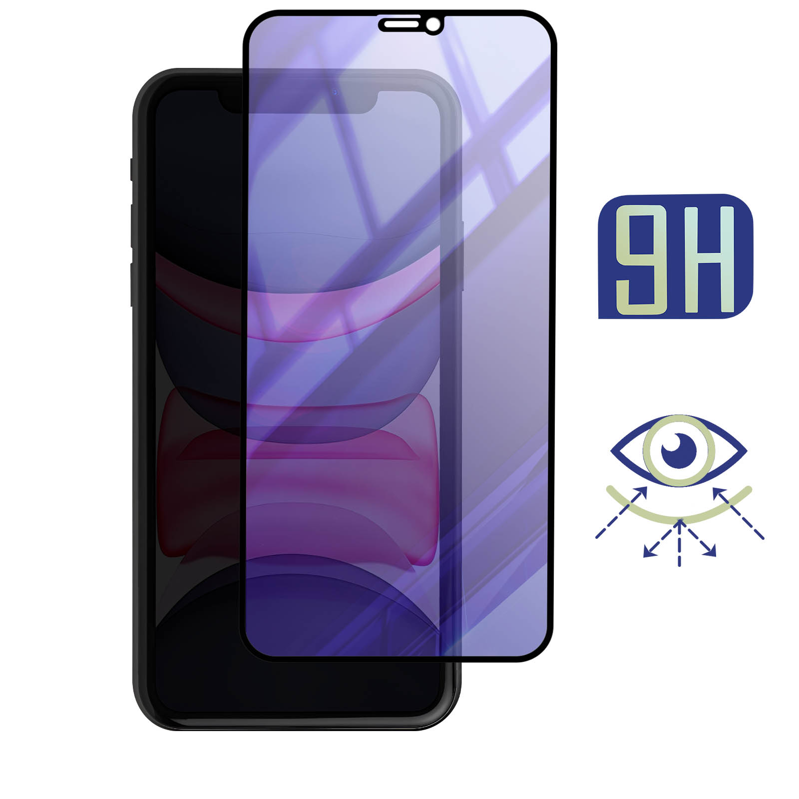 COVER CUSTODIA + PELLICOLA VETRO TEMPERATO PER IPHONE 11 11 PRO MAX