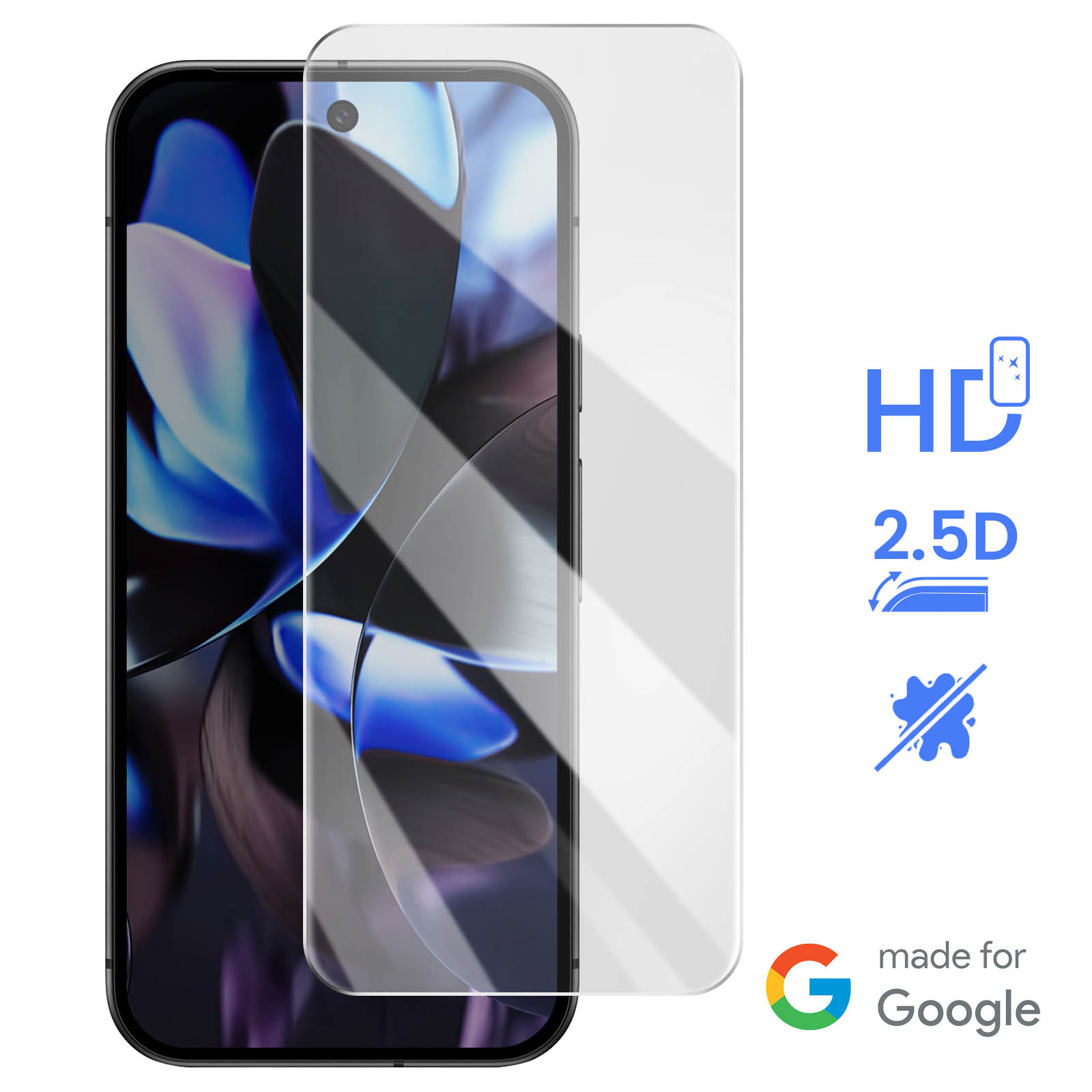 Pellicola Vetro Temperato 9H Per Google Pixel 10 Pro XL / 9 Pro XL – 2 Pezzi Con Cornice Automatica – 0,33 Mm - 3