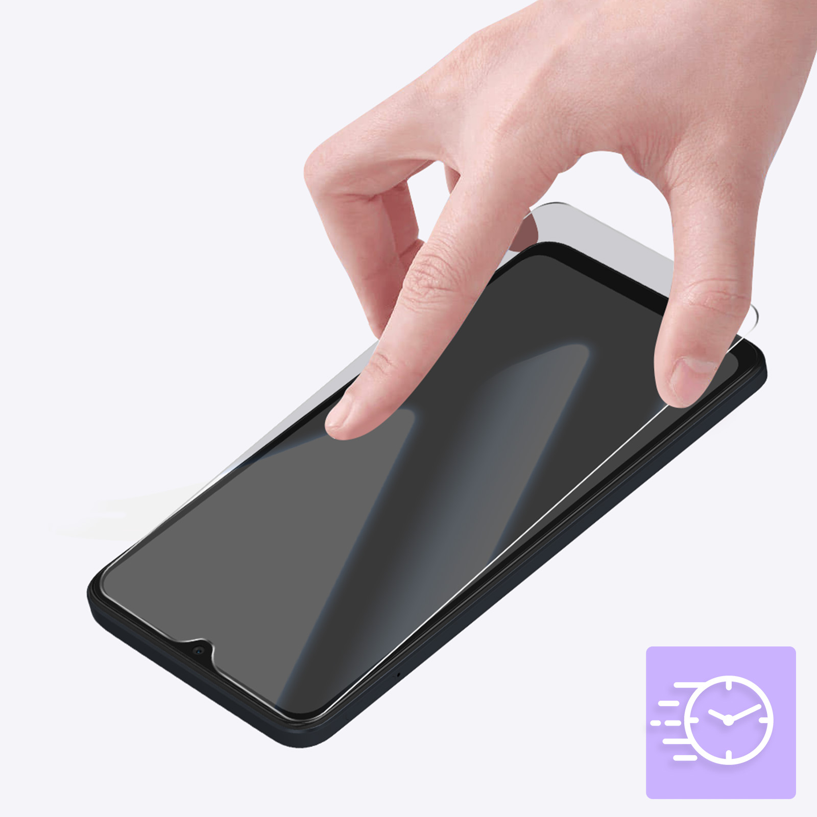 Protection écran Verre Trempé 9H IMak Pour Blackview BV9600 - Transparent, Bords Biseautés, Facile à Poser