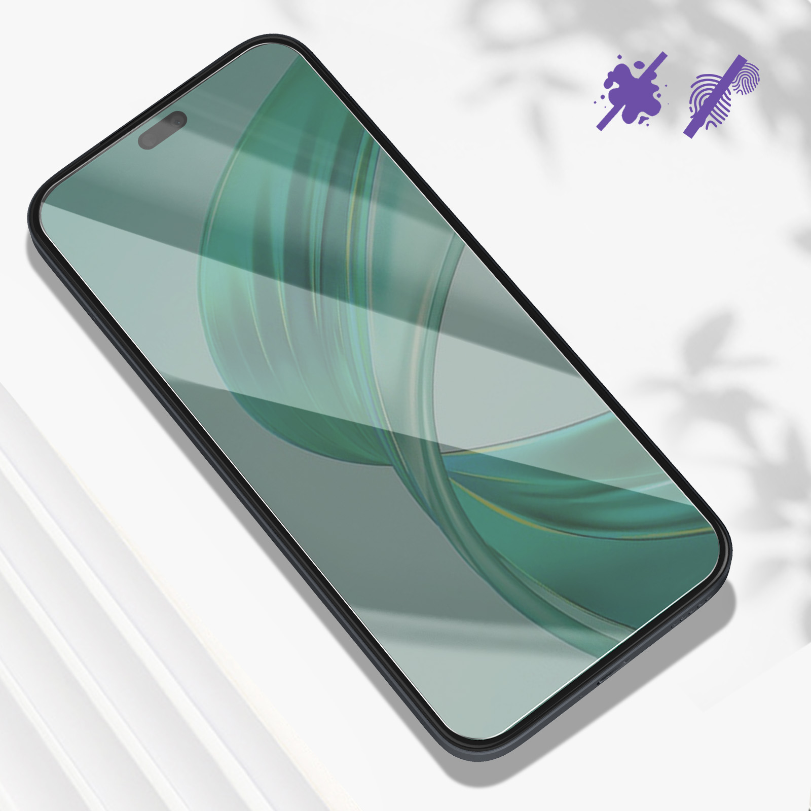 Lutree per Honor 200 Lite 5G Vetro Temperato, 2+2 Pezzi Pellicola Protettiva+ Pellicola Fotocamera, Durezza 9H Anti-Graffio Anti-Impronte HD Senza Bolle Protezione Schermo