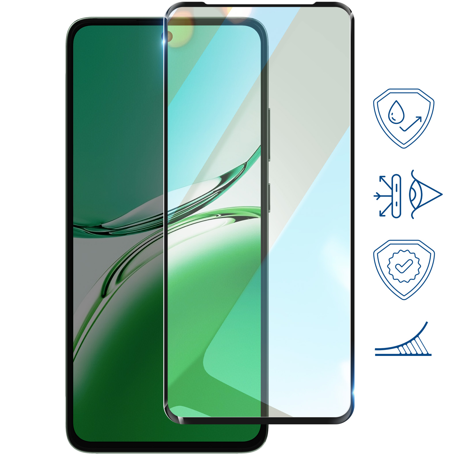 Savvies 6 Pellicole Protettive Trasparenti Per Oppo Reno 5G - Antigraffio E Alta Trasparenza