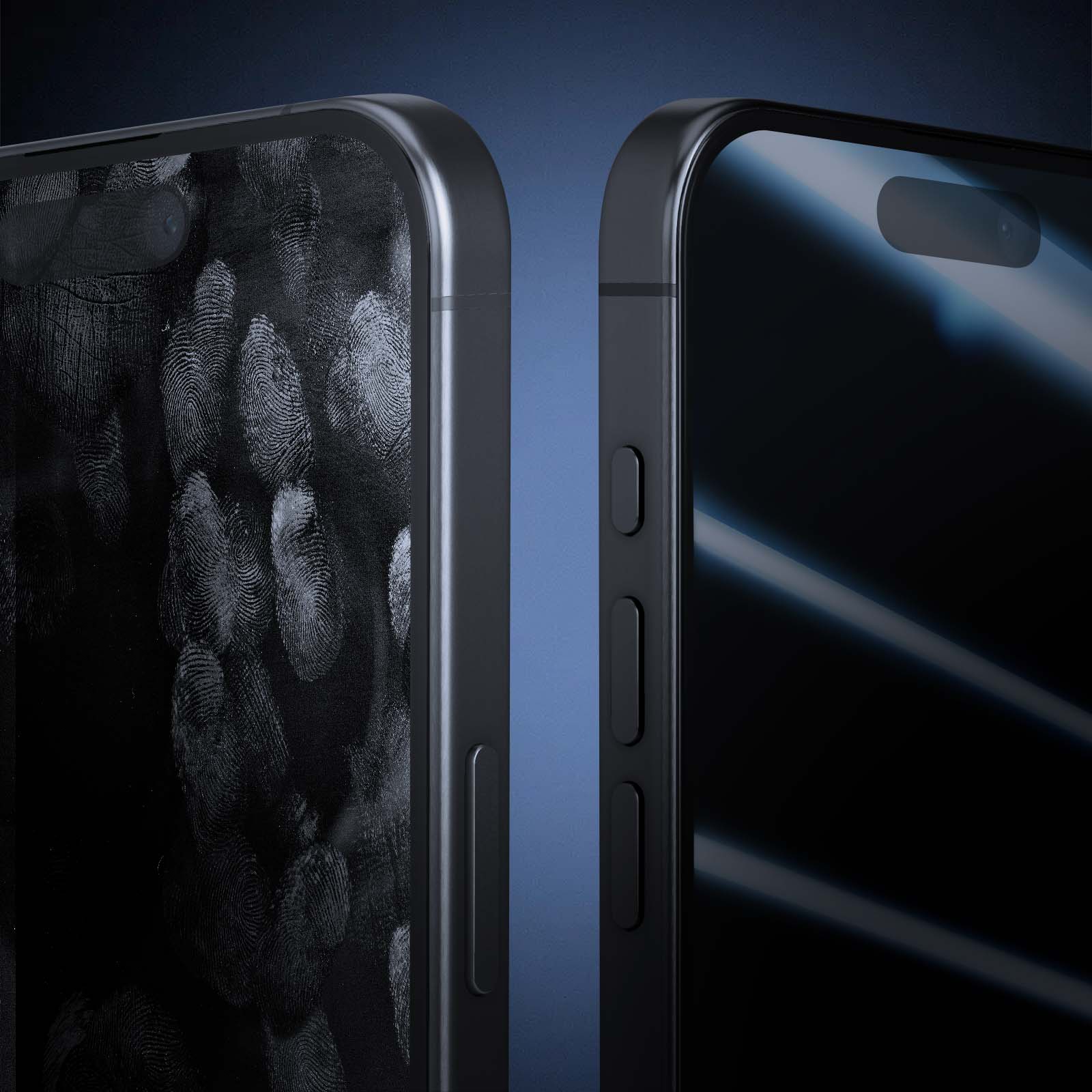 iTemizer Premium Quality Pellicola Ceramic Opaca Privacy per iPhone 15 Plus/16 Plus – Anti-Spy, Applicazione Facile con Kit Incluso, Resistenza 9H, Protezione Anti-Graffi, Sensibilità Touch