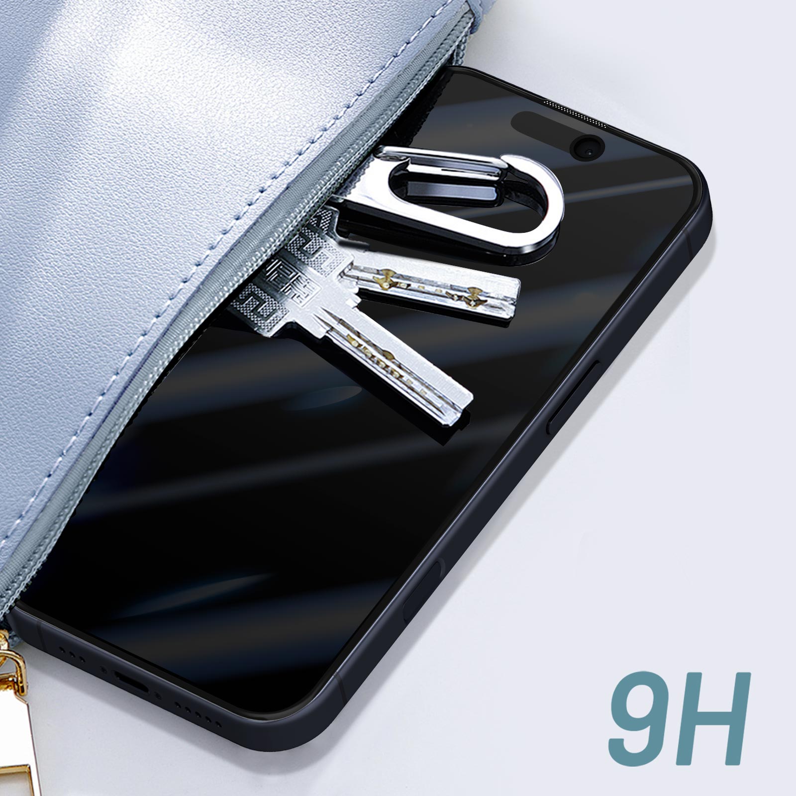2 Pellicole Privacy In Vetro Temperato Per IPhone 16 Pro – Anti-spia, 9H, Compatibili Con Custodie, Confezione Da 2