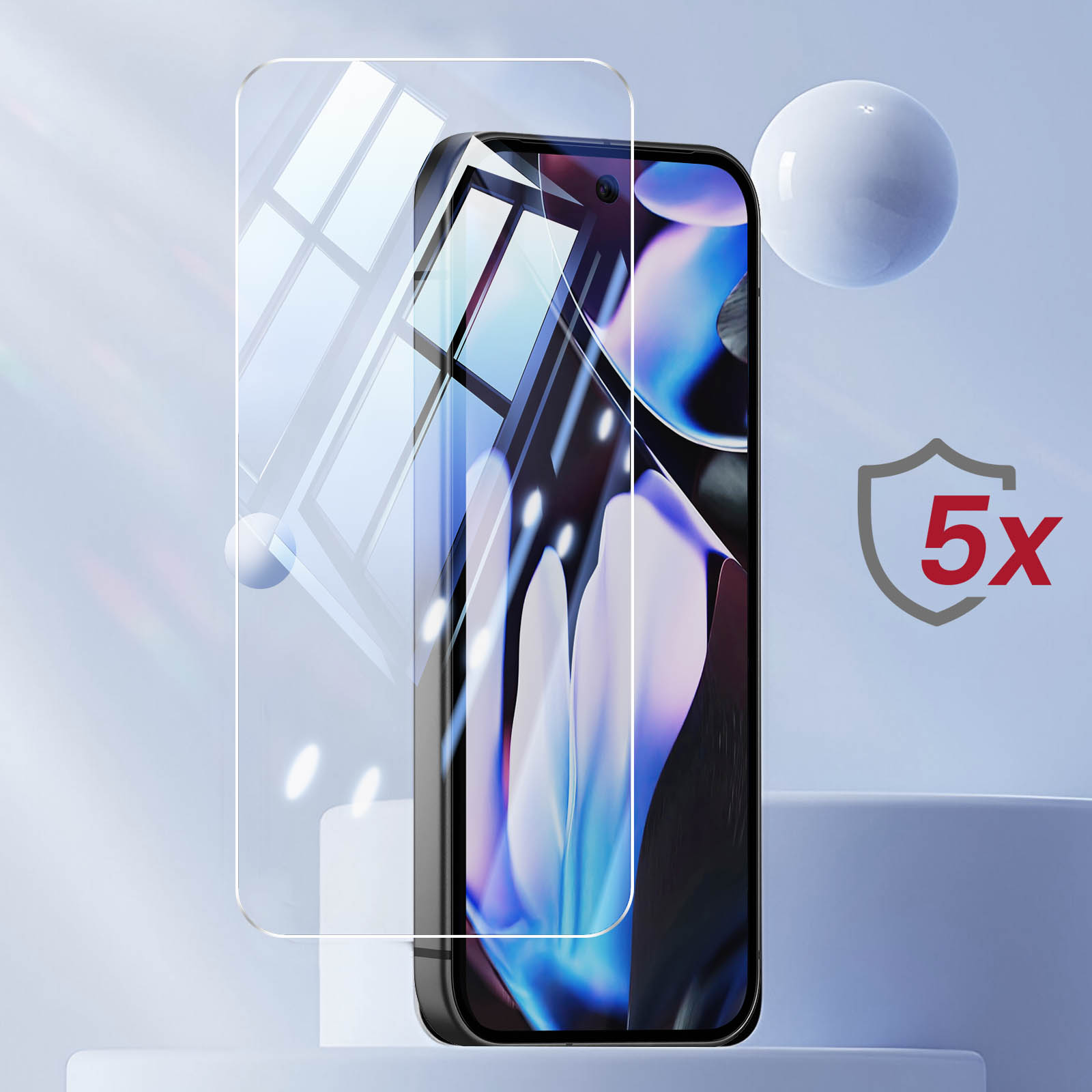 Protection écran Verre Trempé Pour Google Pixel 10 Pro XL 5G - 2 Pièces, Dureté 9H, Avec Protection Caméra Et Kit D'installation