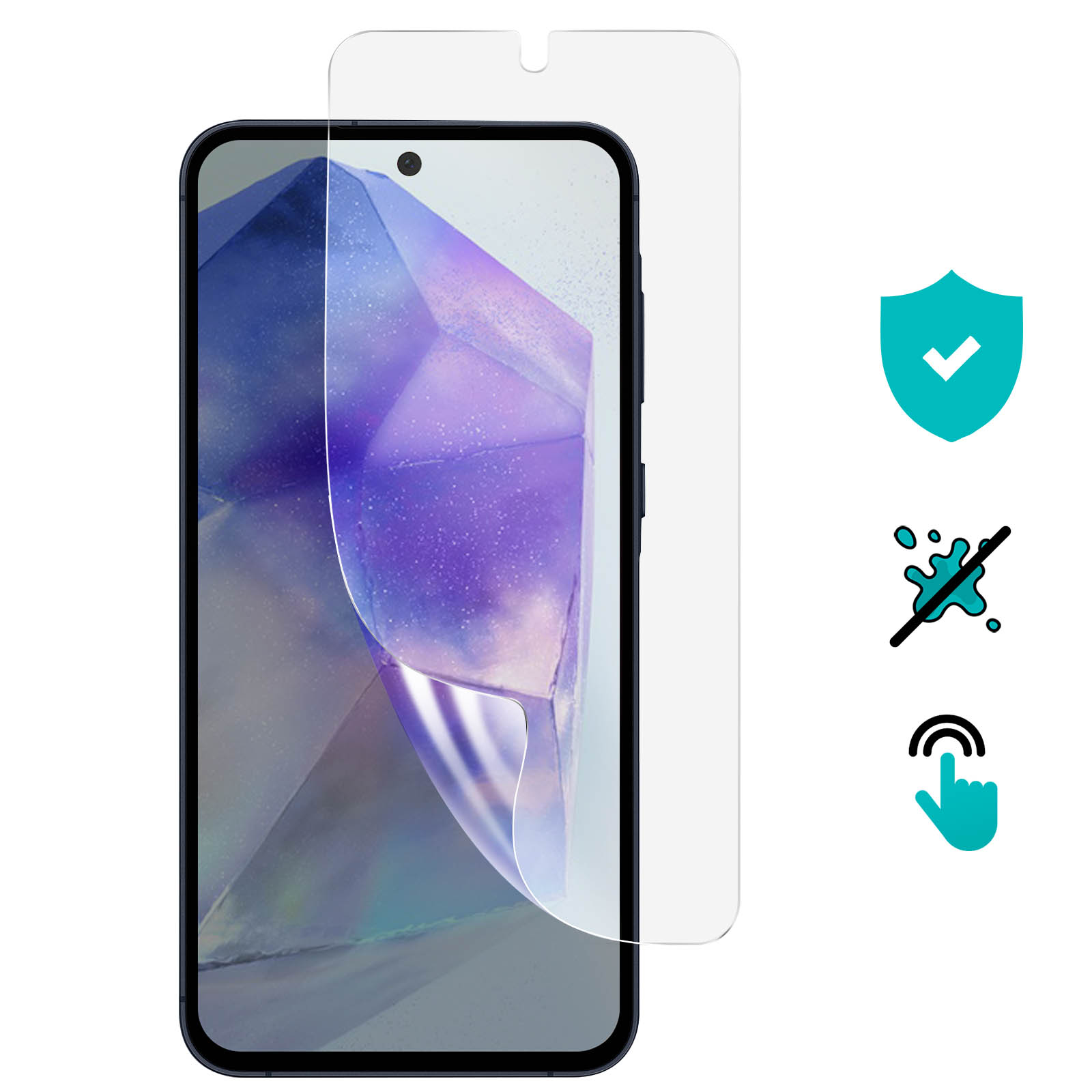 3 pezzi di vetro temperato HD per Samsung Galaxy A06 A05S 3 pezzi di vetro temperato HD per Samsung Galaxy A06 A05S