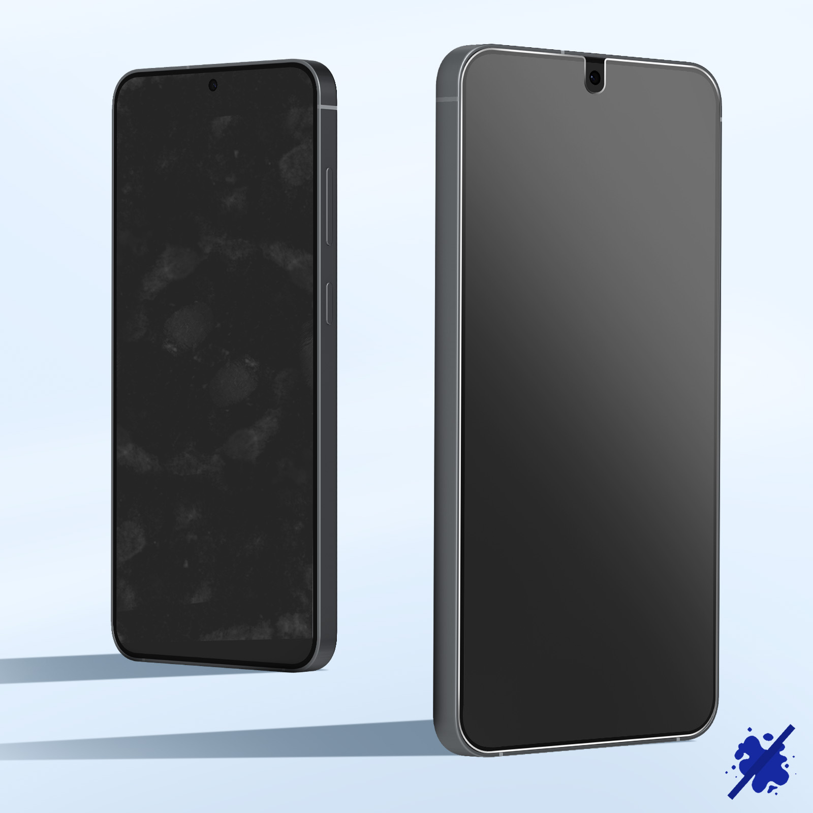 Pellicola Protezione Obiettivo Per Samsung S25 Plus - Vetro Temperato 9H Con Antiriflesso AR, Blu Navy - 2