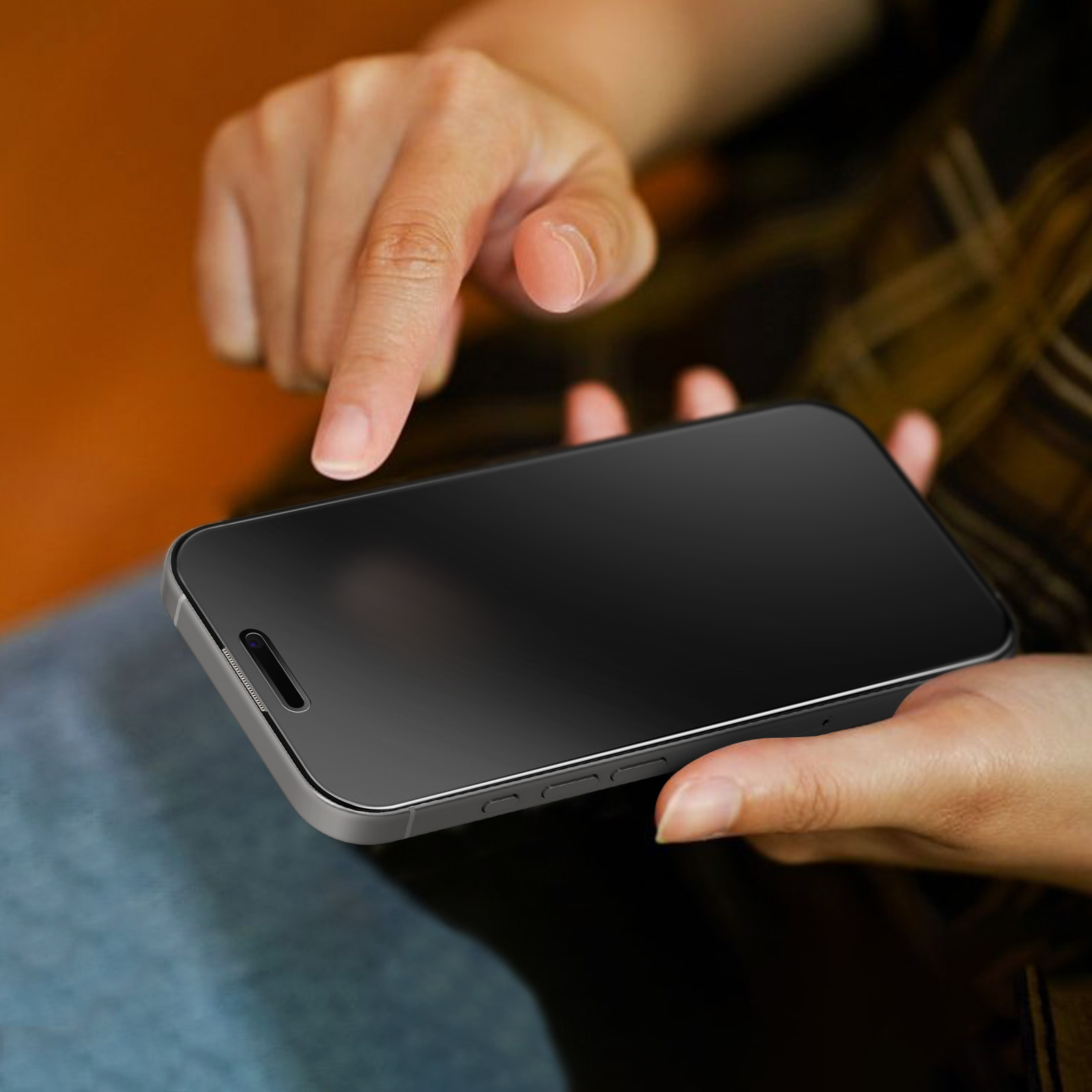 Protecteur D'écran En Verre Trempé Anti-espion Pour IPhone 15, 16 Et 16 Pro - Avec Kit D'installation