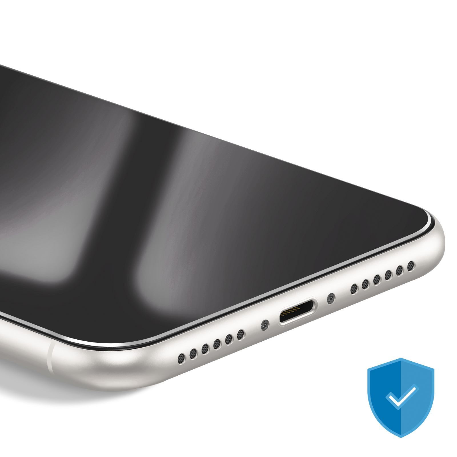Vetro Temperato Anti-spia iPhone 11 - Protezione schermo trasparente - Italiano