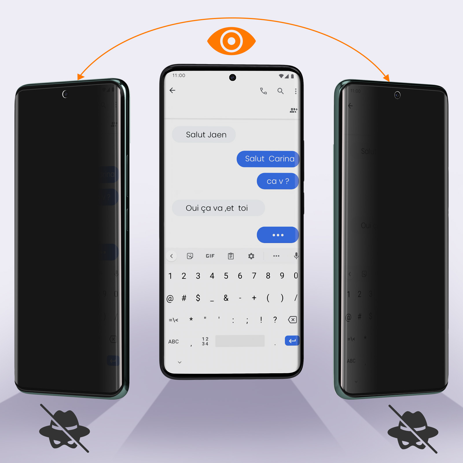 Coque Portefeuille Avec Verre Trempé Anti-espion Pour Xiaomi Redmi Note 14 Pro / 14 - Couleur Noir - Cuir Synthétique - Neuf Sous Emballage