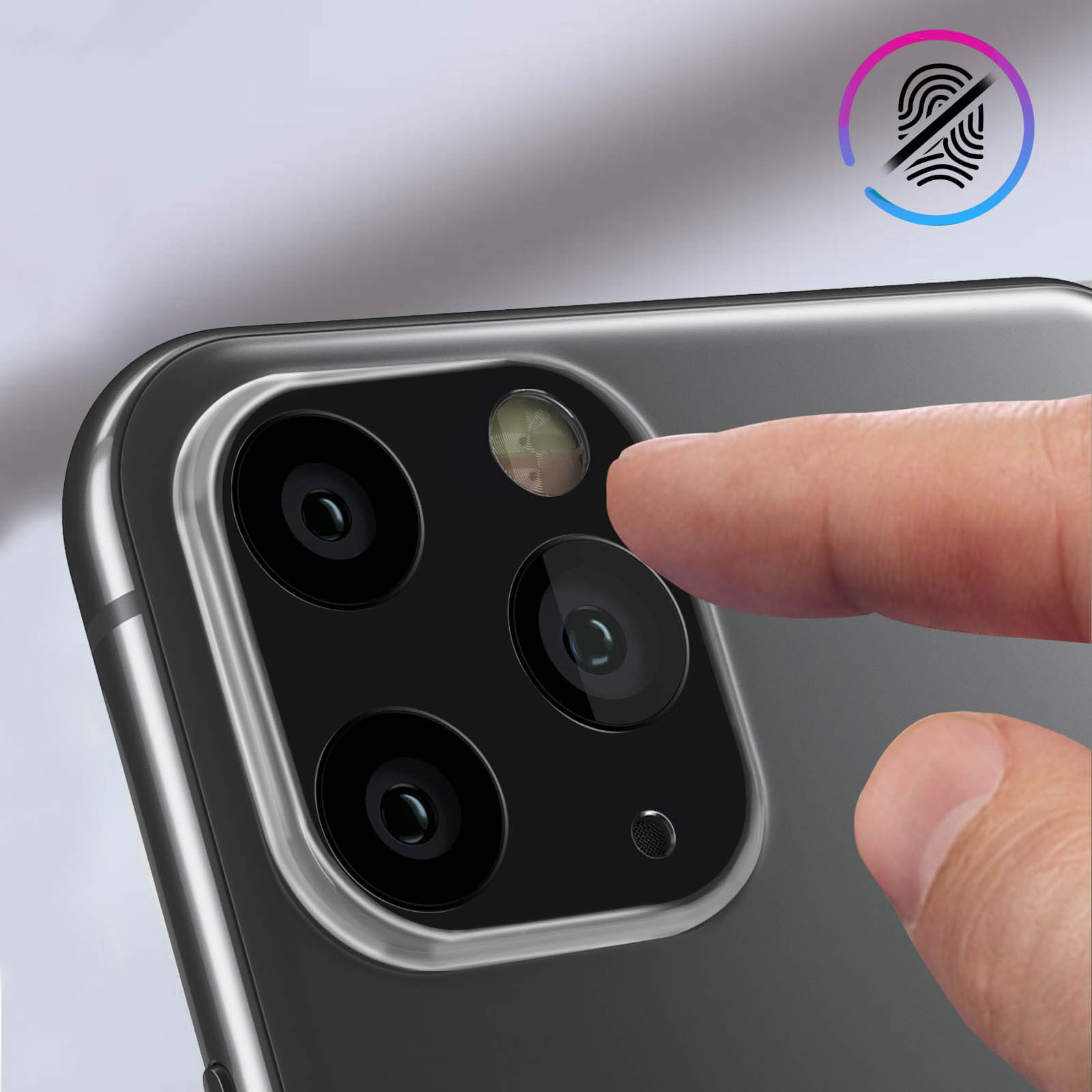 Protecteur Verre Trempé Pour Objectif Arrière IPhone 11 & 11 Pro - Anti-Rayures - Neuf