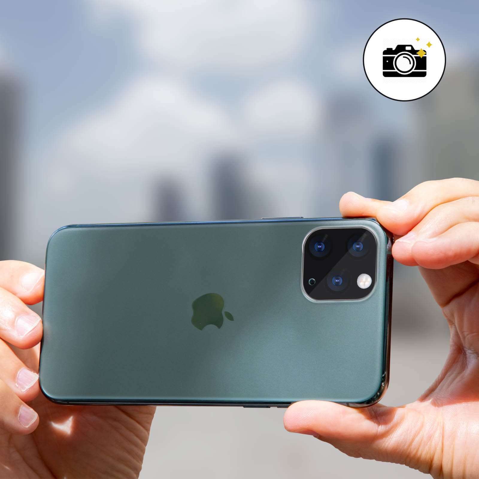 Protecteur Verre Trempé Pour Objectif Arrière IPhone 11 & 11 Pro - Anti-Rayures - Neuf