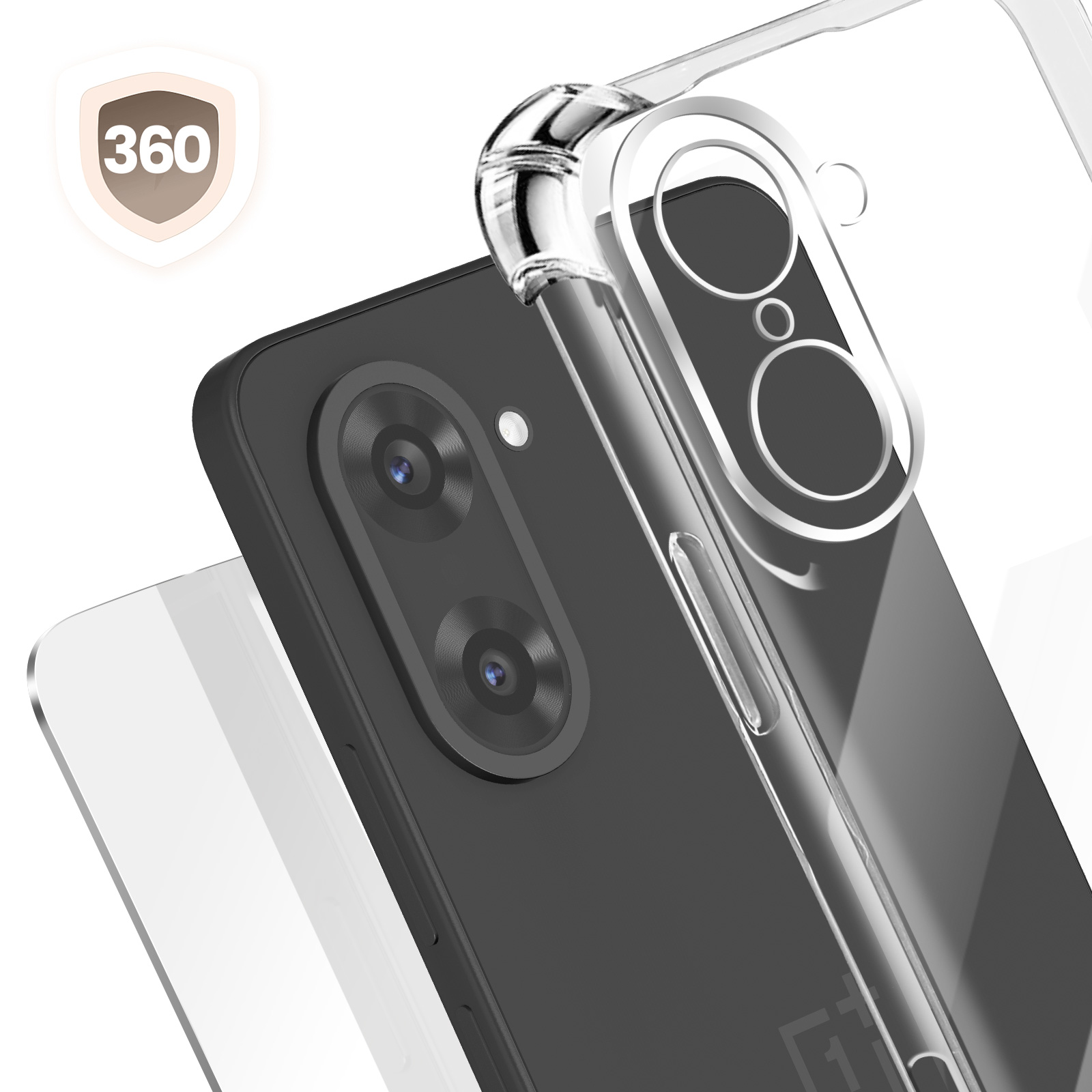 Samsung Galaxy Z Fold 7 Custodia effetto metallo con pellicola protettiva per lo schermo Samsung Galaxy Z Fold 7 Custodia effetto metallo con pellicola protettiva per lo schermo
