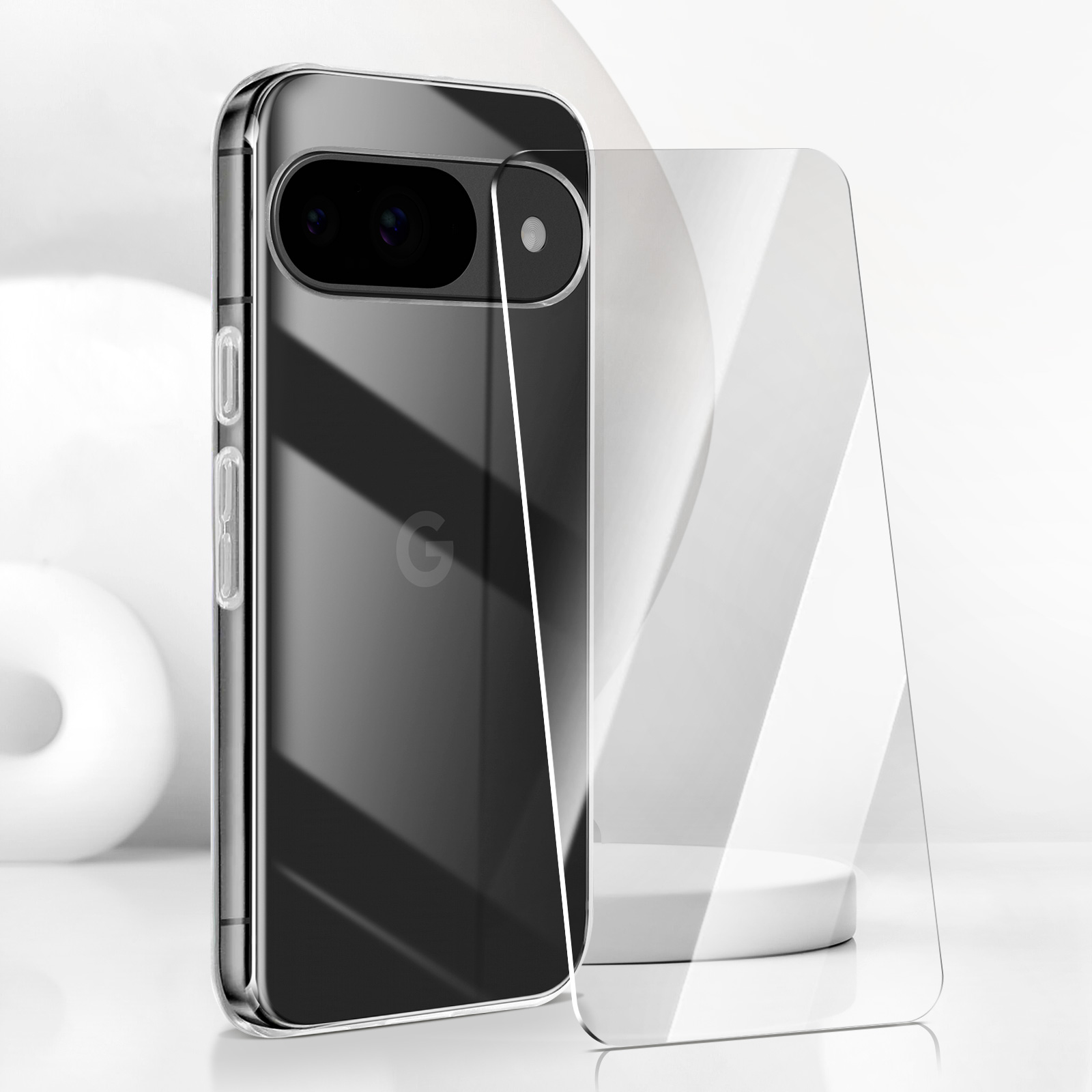 Coque Pour Google Pixel Fold – Antichoc, Motif Dégradé Verre, Robuste, TPU+verre