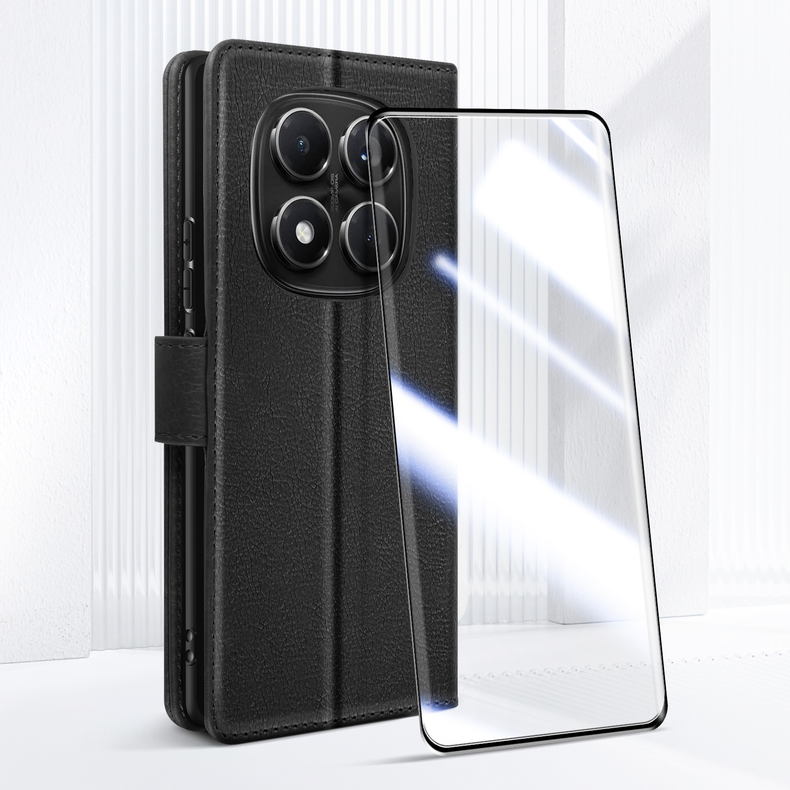 Funda Redmi Note 10 5g Funda Redmi Note 14 Pro Plus 5g WBWONE Para Xiaomi Redmi Note 14 Pro+ Plus 5G Funda, Libro Case Flip Carcasa Magnética Con Soporte Y Cartera Para