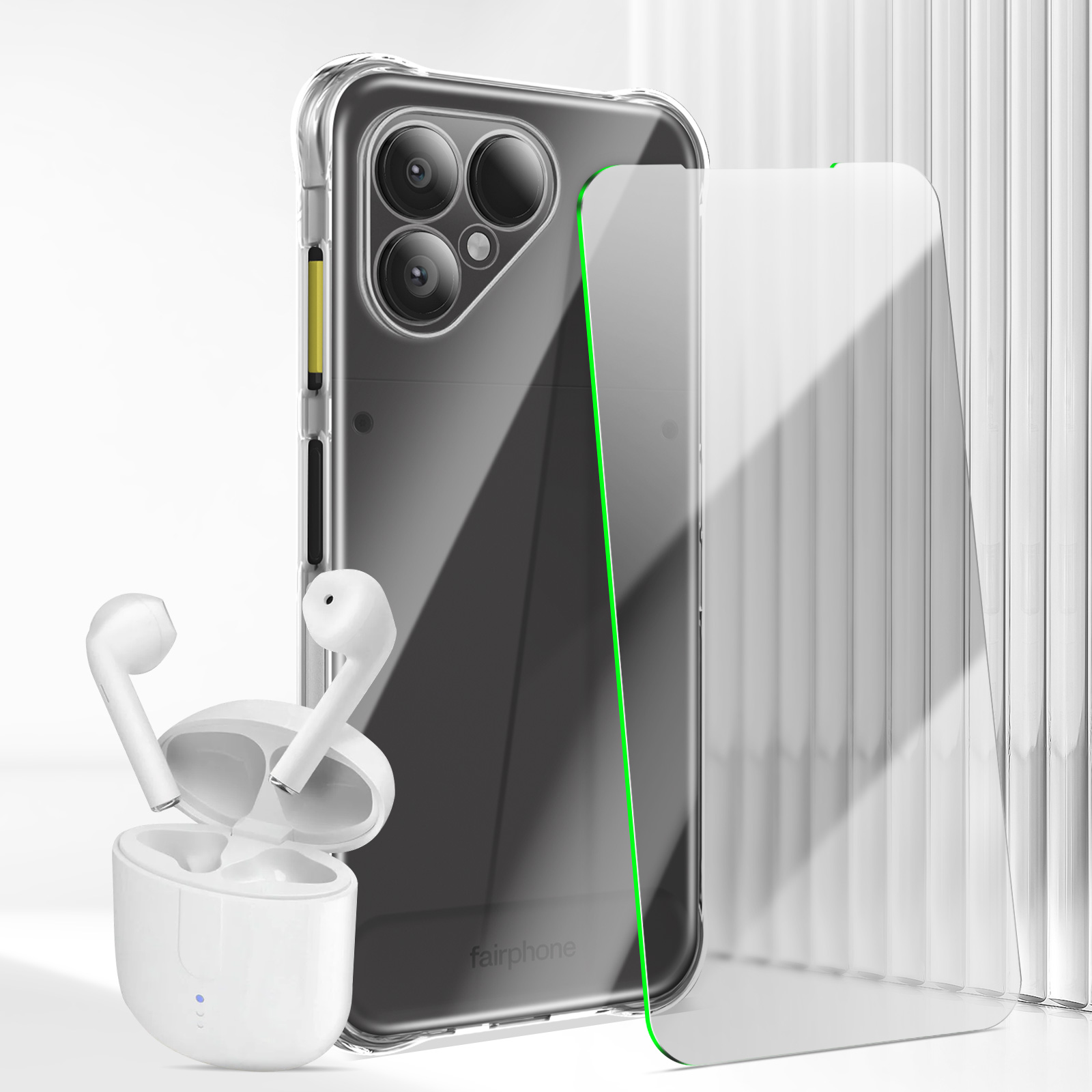 Savvies 6 Pellicole Protettive Per Fairphone 3 – Trasparenti, Antigraffio, Facili Da Installare Senza Bolle - 4