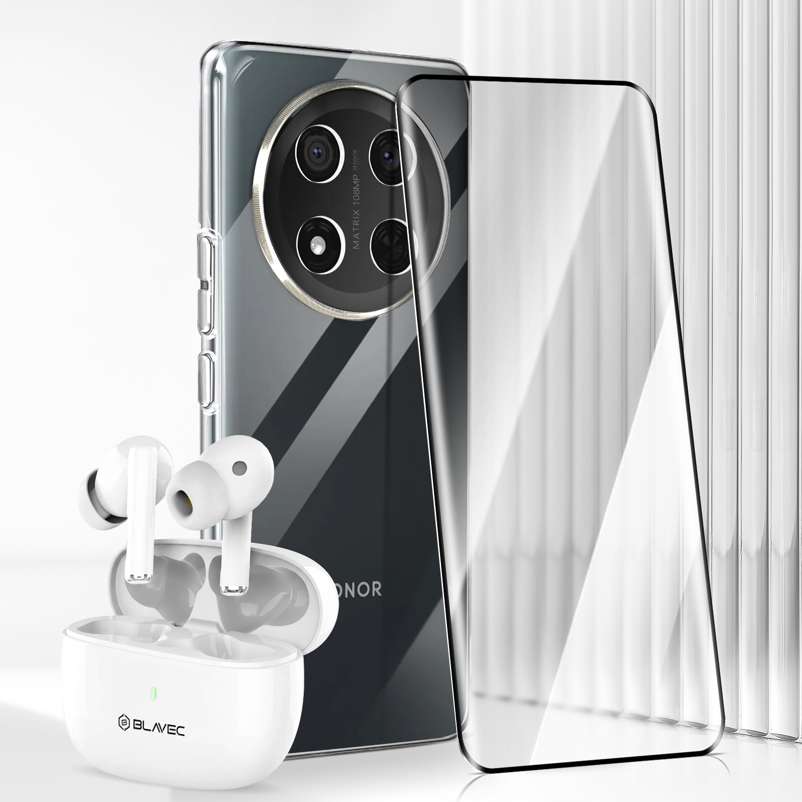 SEAHAI Cover per HONOR Magic 7 Lite 5G, Custodia Ultra Sottile in